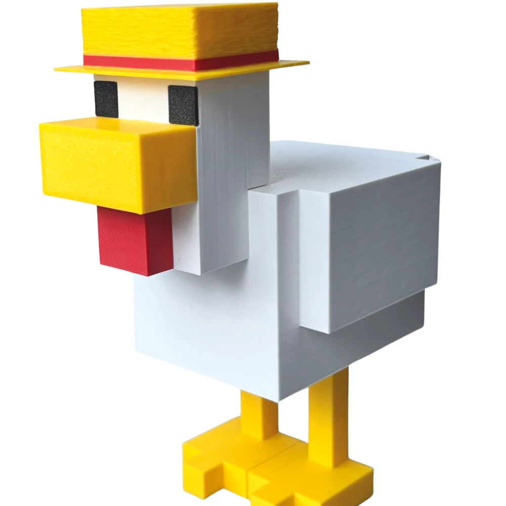 Minecraft Tavuk Figürü 2 Boyut