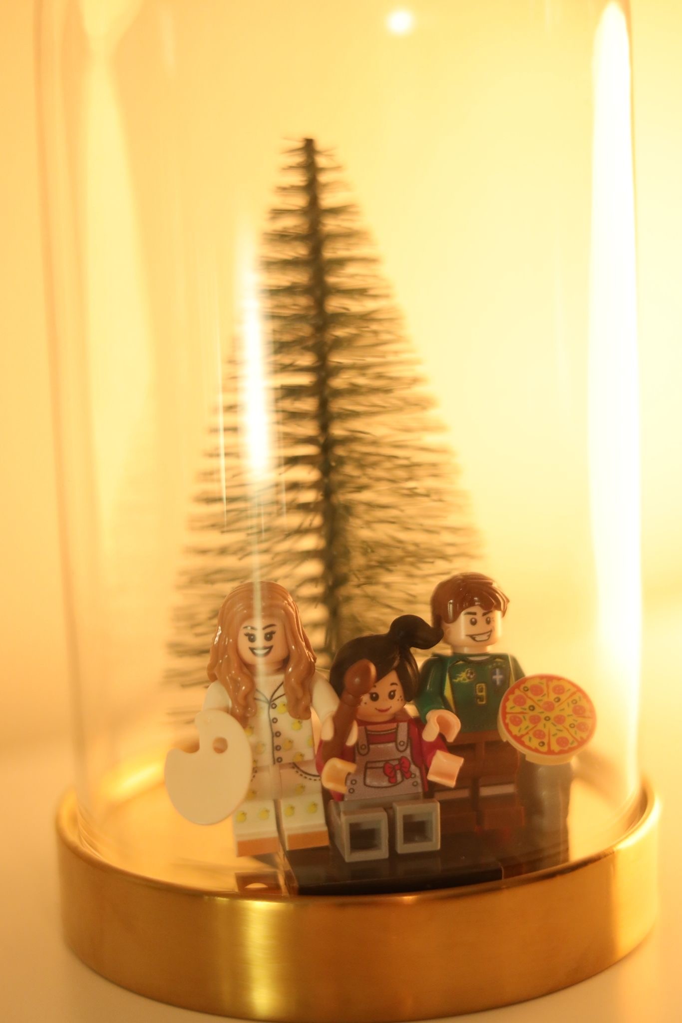 Cam Lego Minifigür Yılbaşı Küresi 
