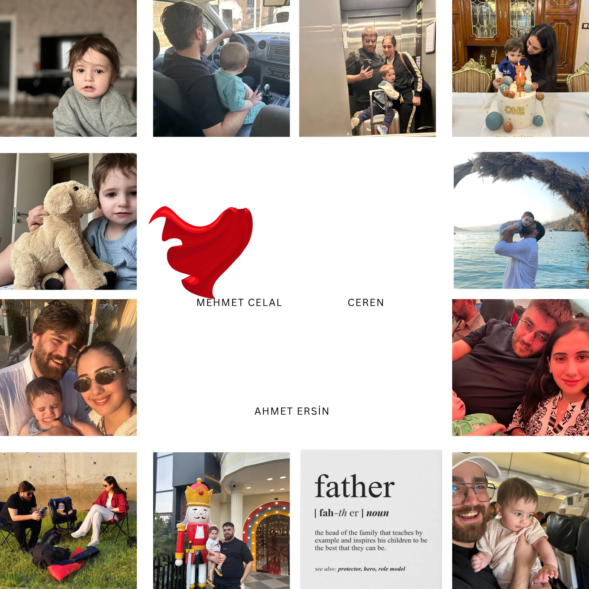 Kendi Tablonu Oluştur Superhero "Foto Albüm" (Kişiselleştirilebilir Ürün)