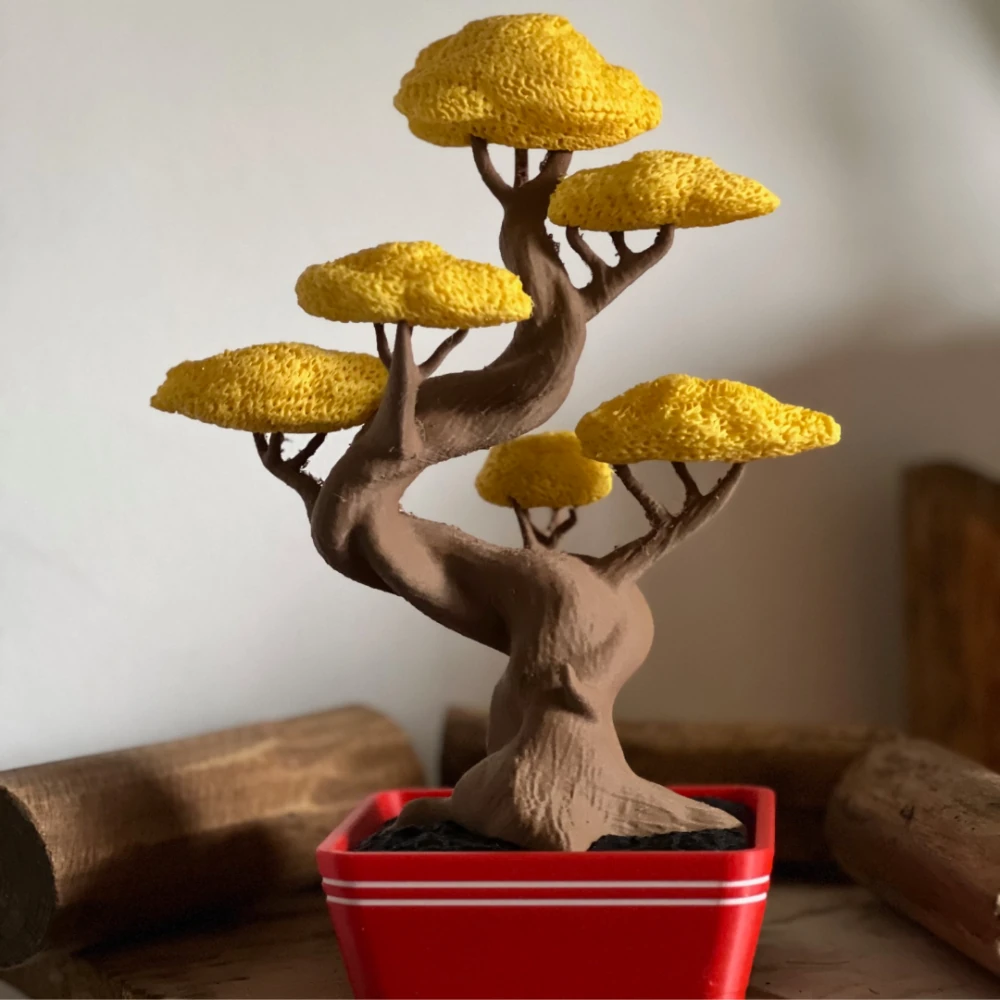 Twisted Bonsai – Bükümlü Bonsai Ağacı 3D Dekor