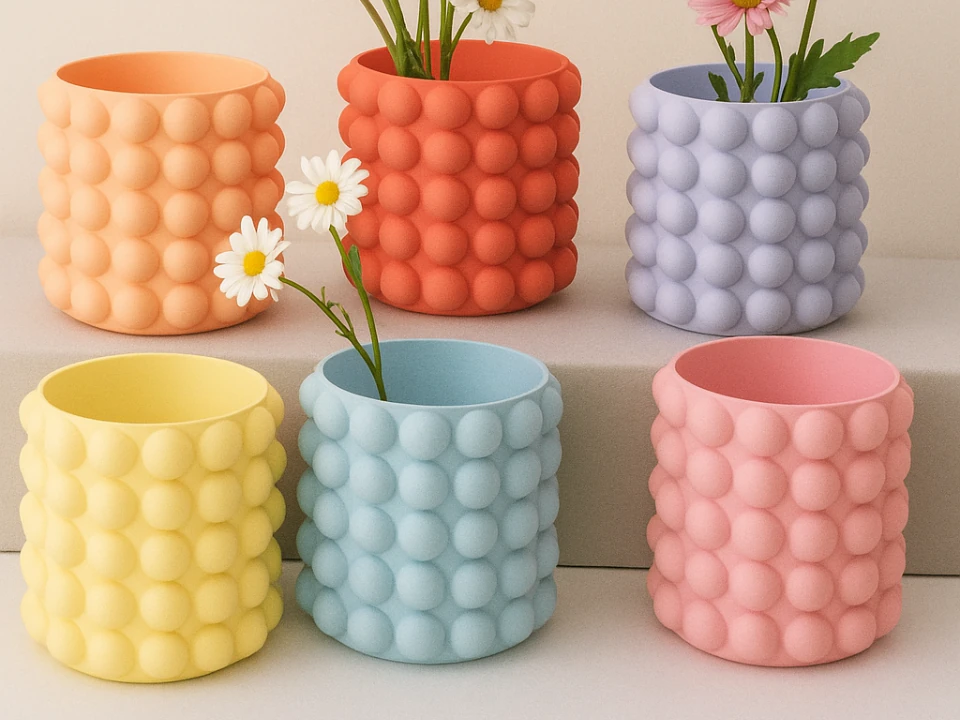 Bubble Vase – Yumuşak Balon Formlu Vazo