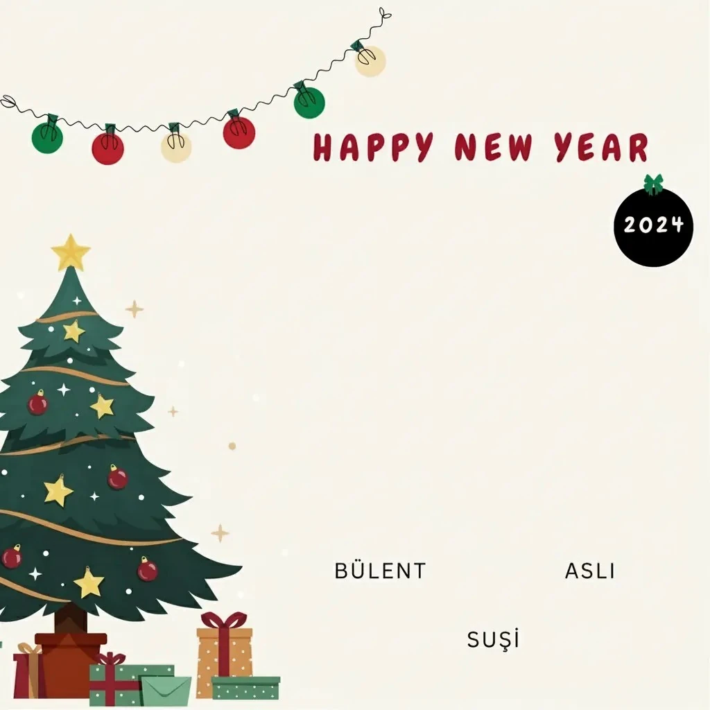 Kendi Tablonu Oluştur "Christmas 4"(Kişiselleştirilebilir Ürün)