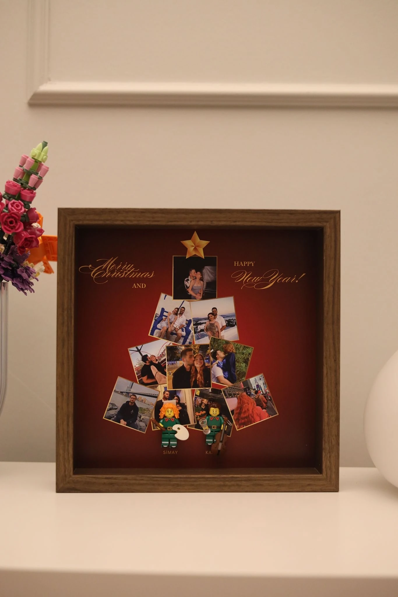 Yılbaşı Ağacı Foto Albüm Tablo (Kişiselleştirilebilir Ürün)