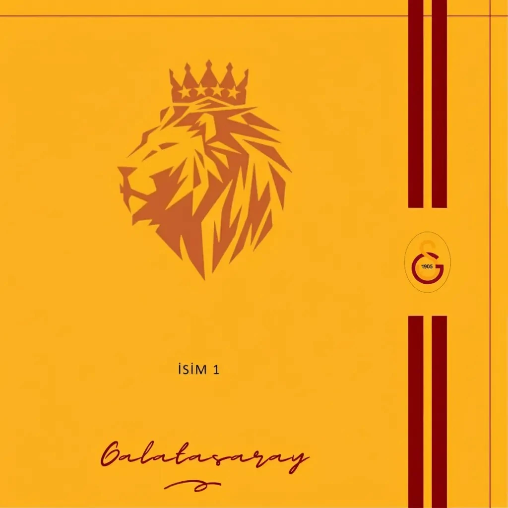 Kendi Tablonu Oluştur "Galatasaray 01" (Kişiselleştirilebilir Ürün)