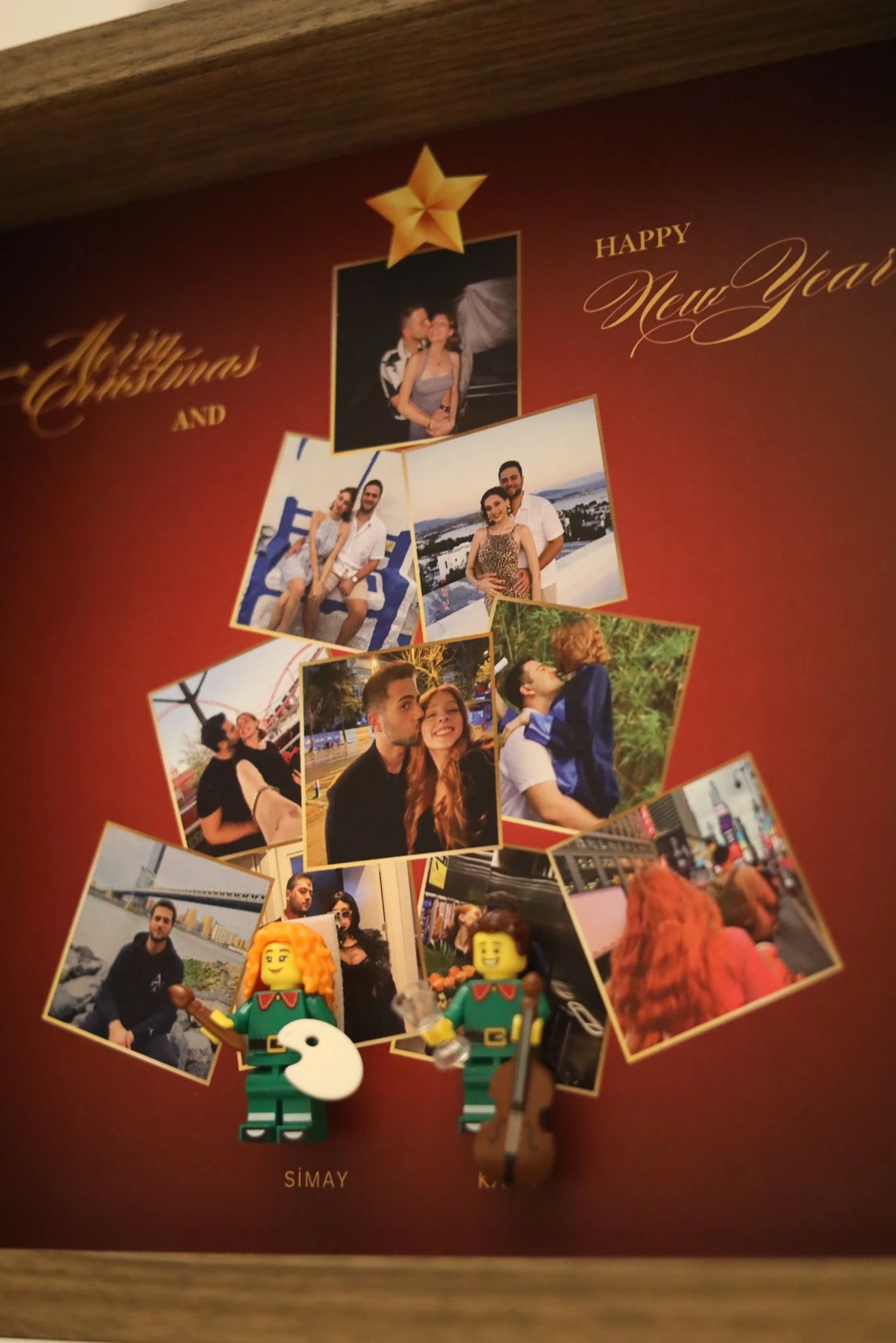 Yılbaşı Ağacı Foto Albüm Tablo (Kişiselleştirilebilir Ürün)