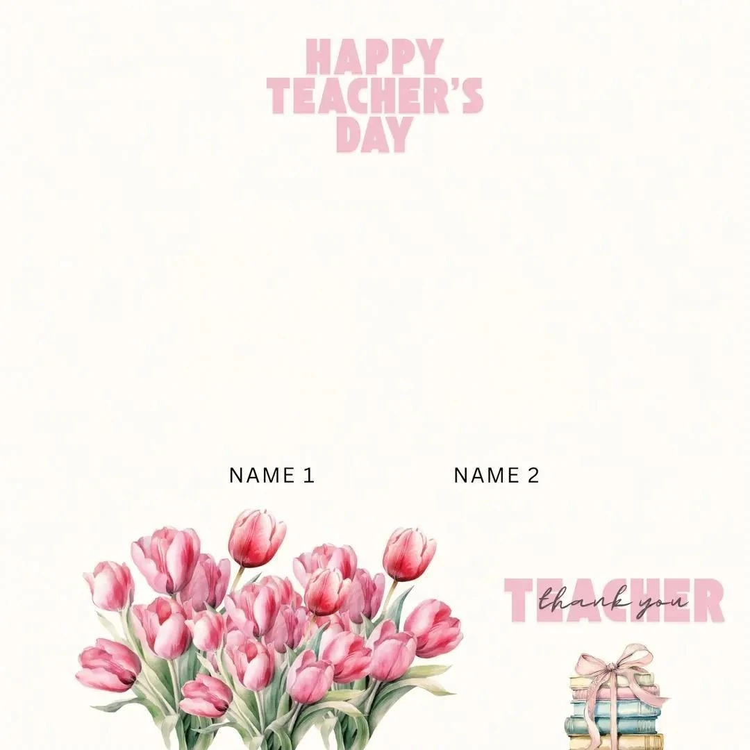 Kendi Tablonu Oluştur "Öğretmenler Günü 6"