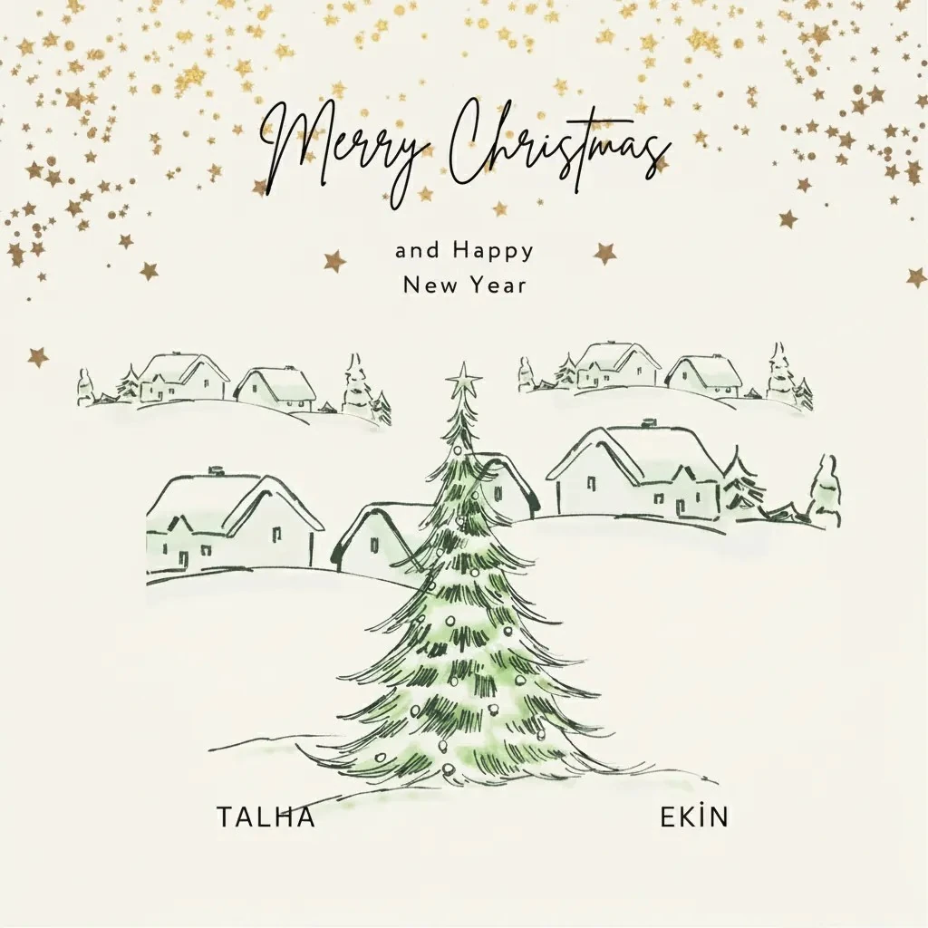 Kendi Tablonu Oluştur "Christmas 5"(Kişiselleştirilebilir Ürün)