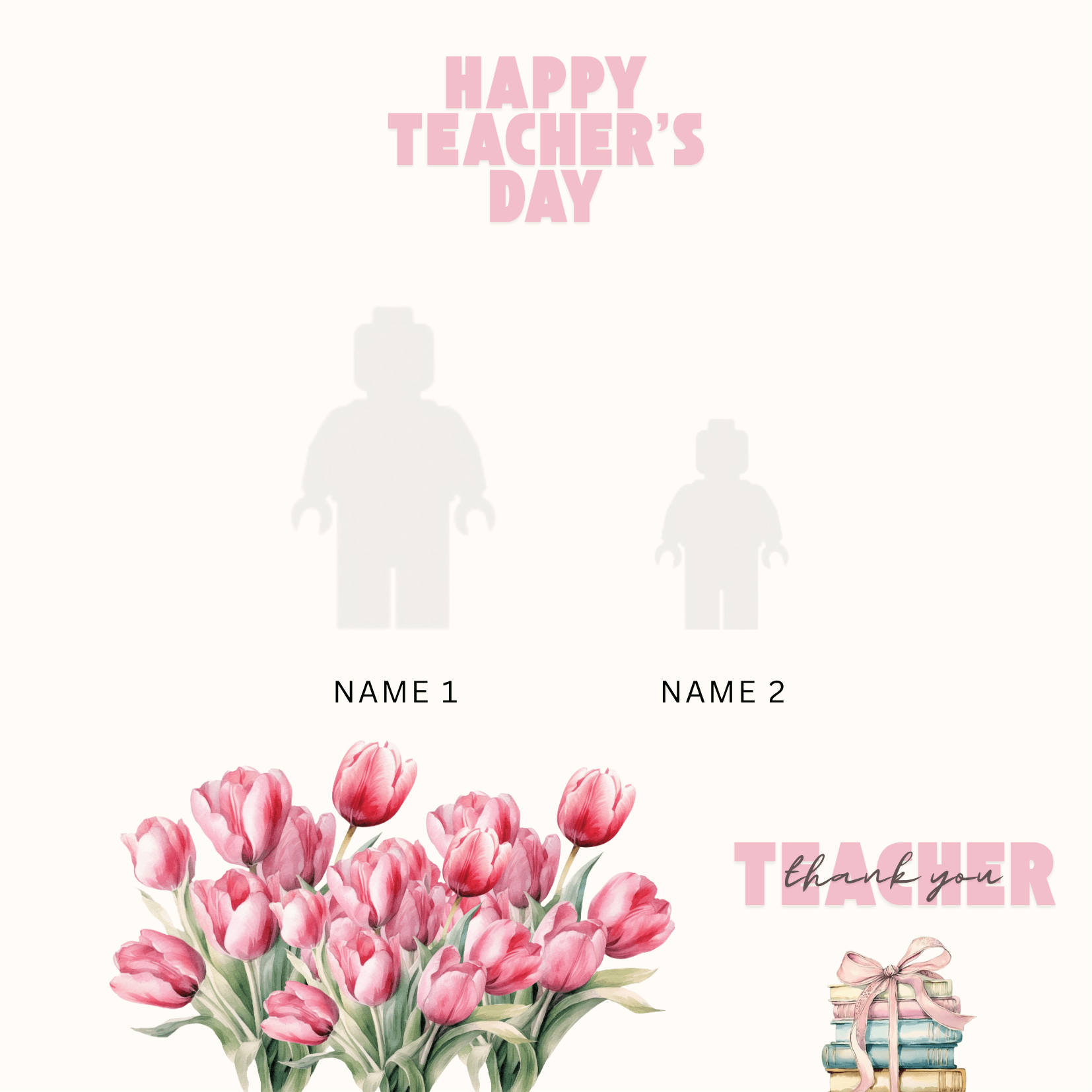 Kendi Tablonu Oluştur "Öğretmenler Günü 6"