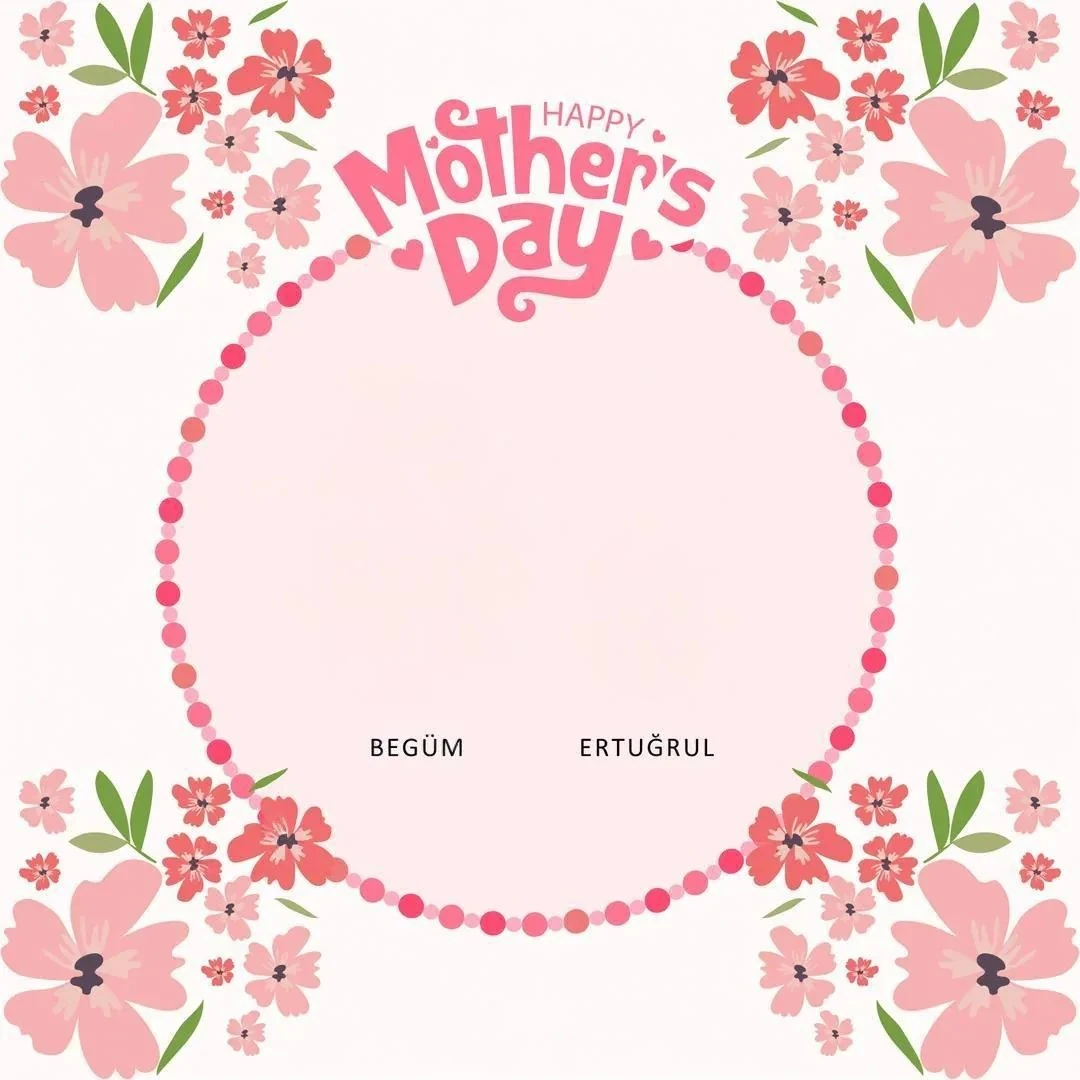 Kendi Tablonu Oluştur Anneler Günü 08 "Kişiselleştirilebilir Ürün"