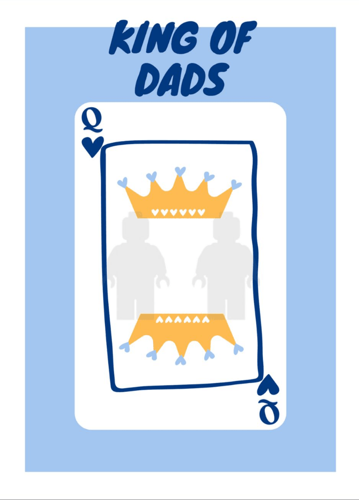 Kendi Tablonu Oluştur "Kings of Dad"