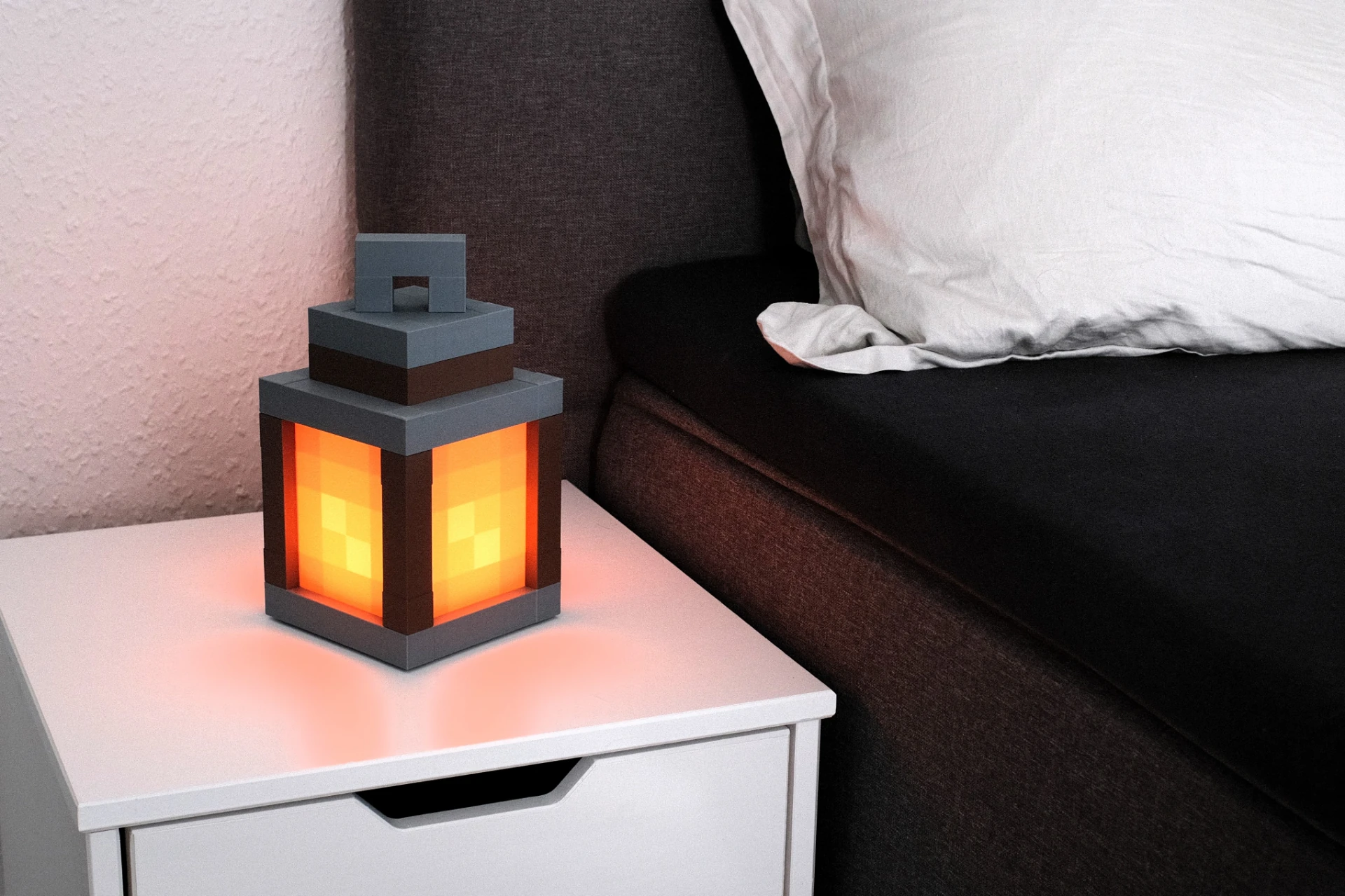 Minecraft Kit Uyumlu Masa Lambası