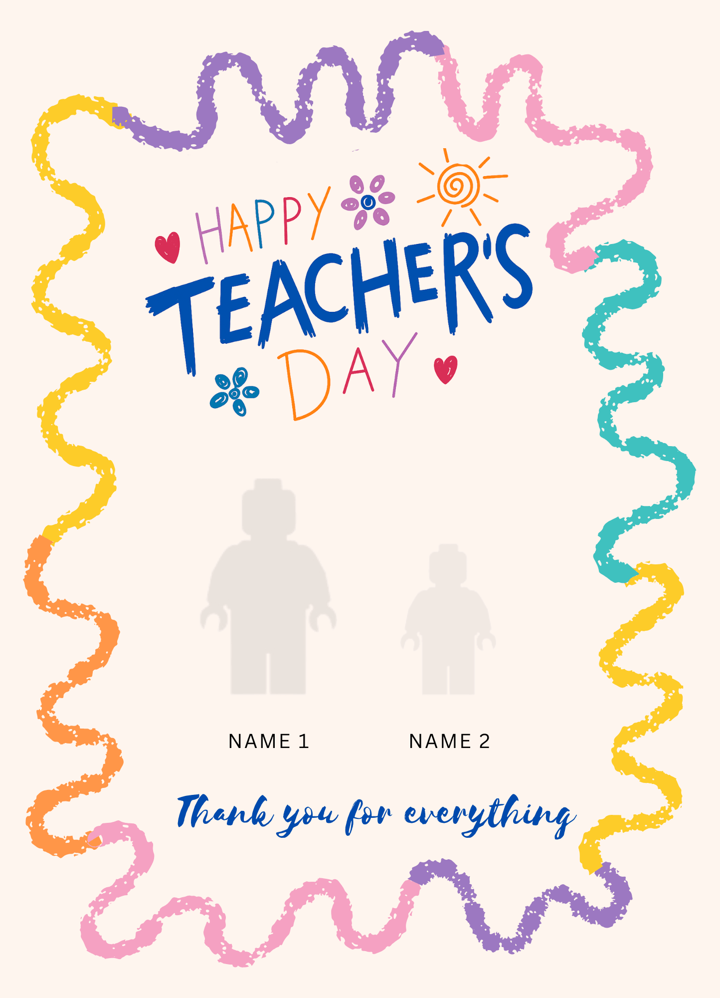 Kendi Tablonu Oluştur "Öğretmenler Günü 1"