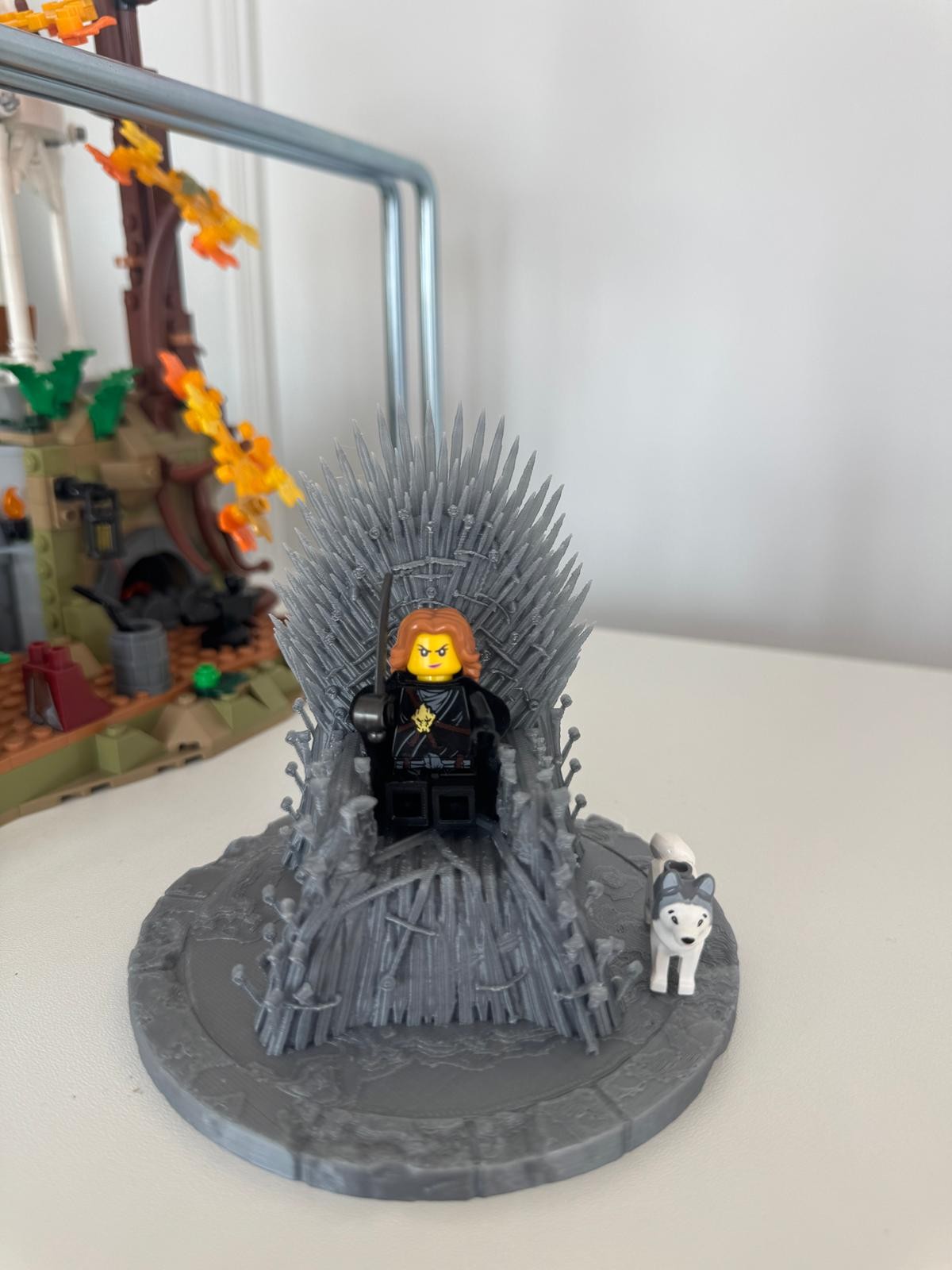 Game Of Thrones Tahtlı Lego Minifigür 