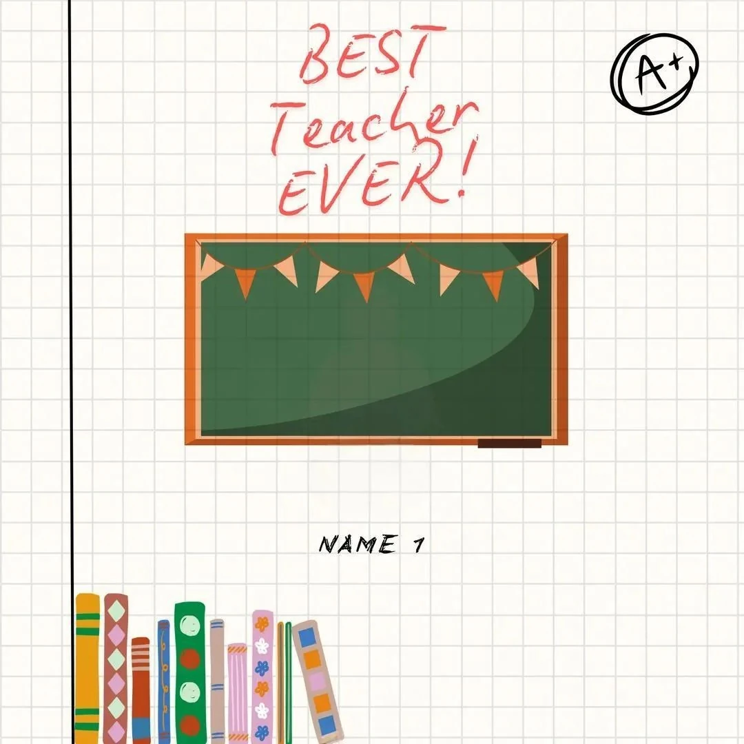 Kendi Tablonu Oluştur "Öğretmenler Günü 8"