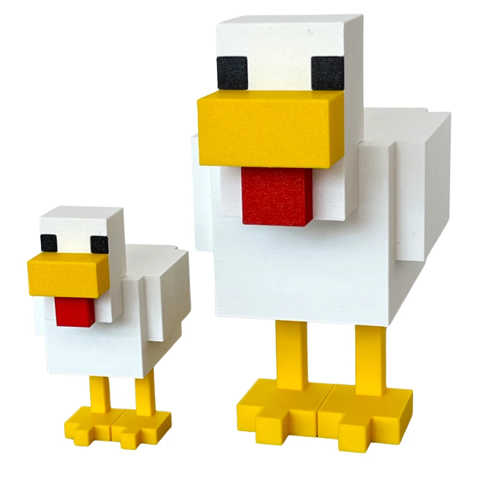 Minecraft Tavuk Figürü 2 Boyut