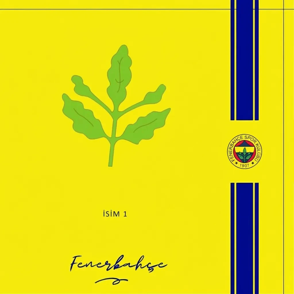 Kendi Tablonu Oluştur "Fenerbahçe 01" (Kişiselleştirilebilir Ürün)
