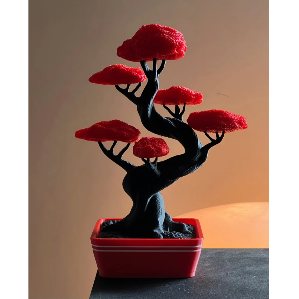 Twisted Bonsai – Bükümlü Bonsai Ağacı 3D Dekor