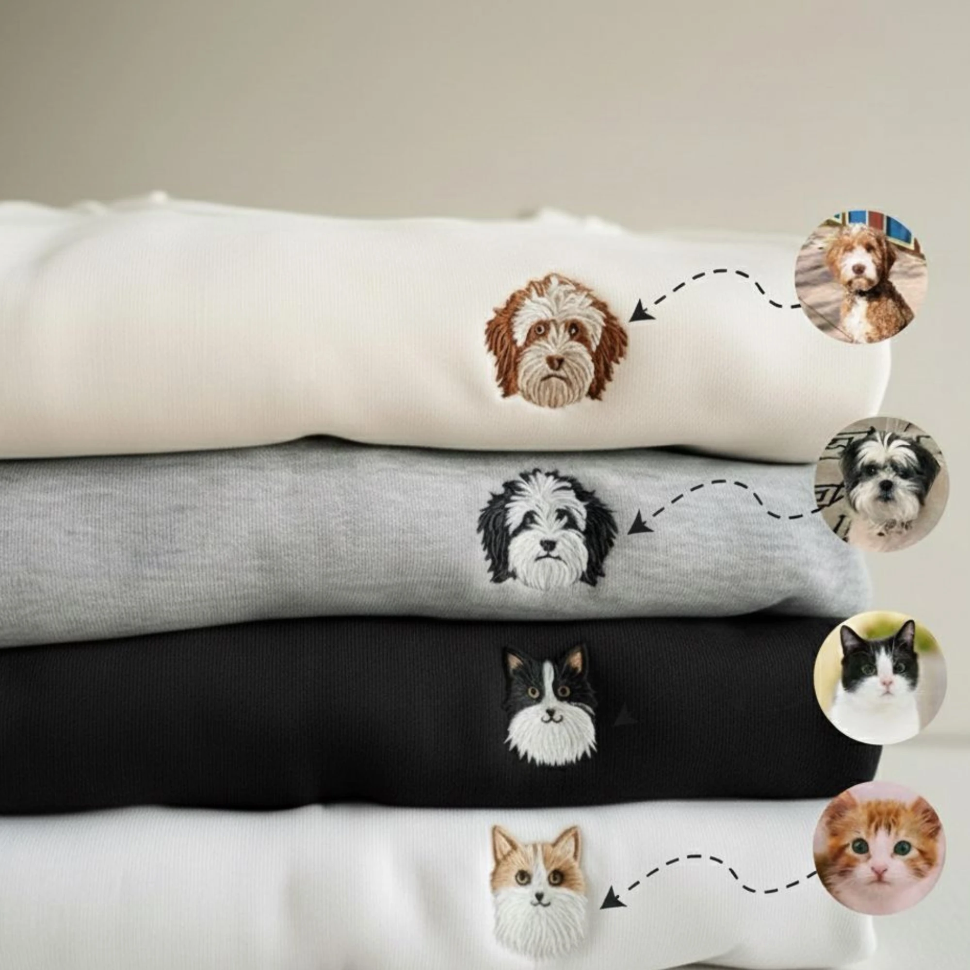 Sevdiklerinize Özel Nakışlı Hoodie/Tişört