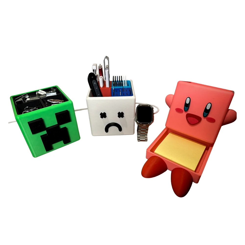 Custom Cubicle Cube – Kişiye Özel Mini Masa Bloku 3'lü Set 