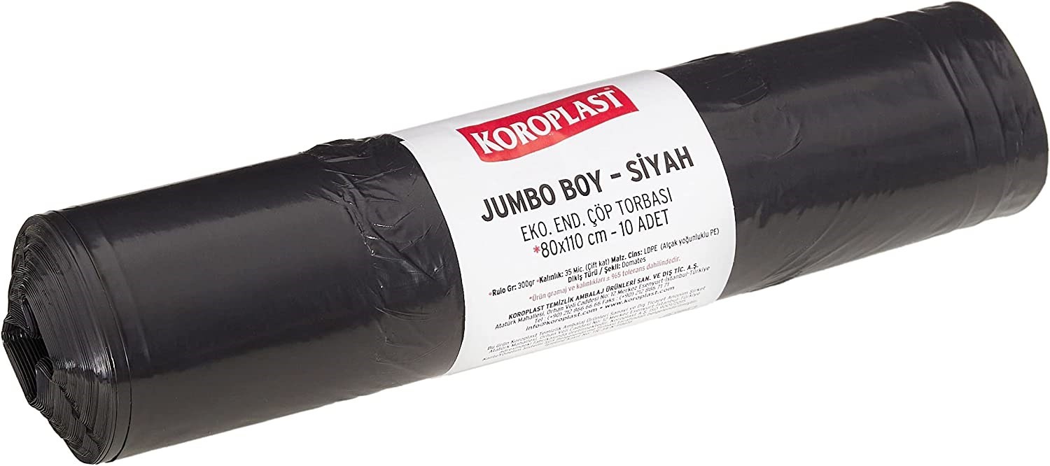 SİYAH JUMBO ÇÖP POŞETİ 80.110