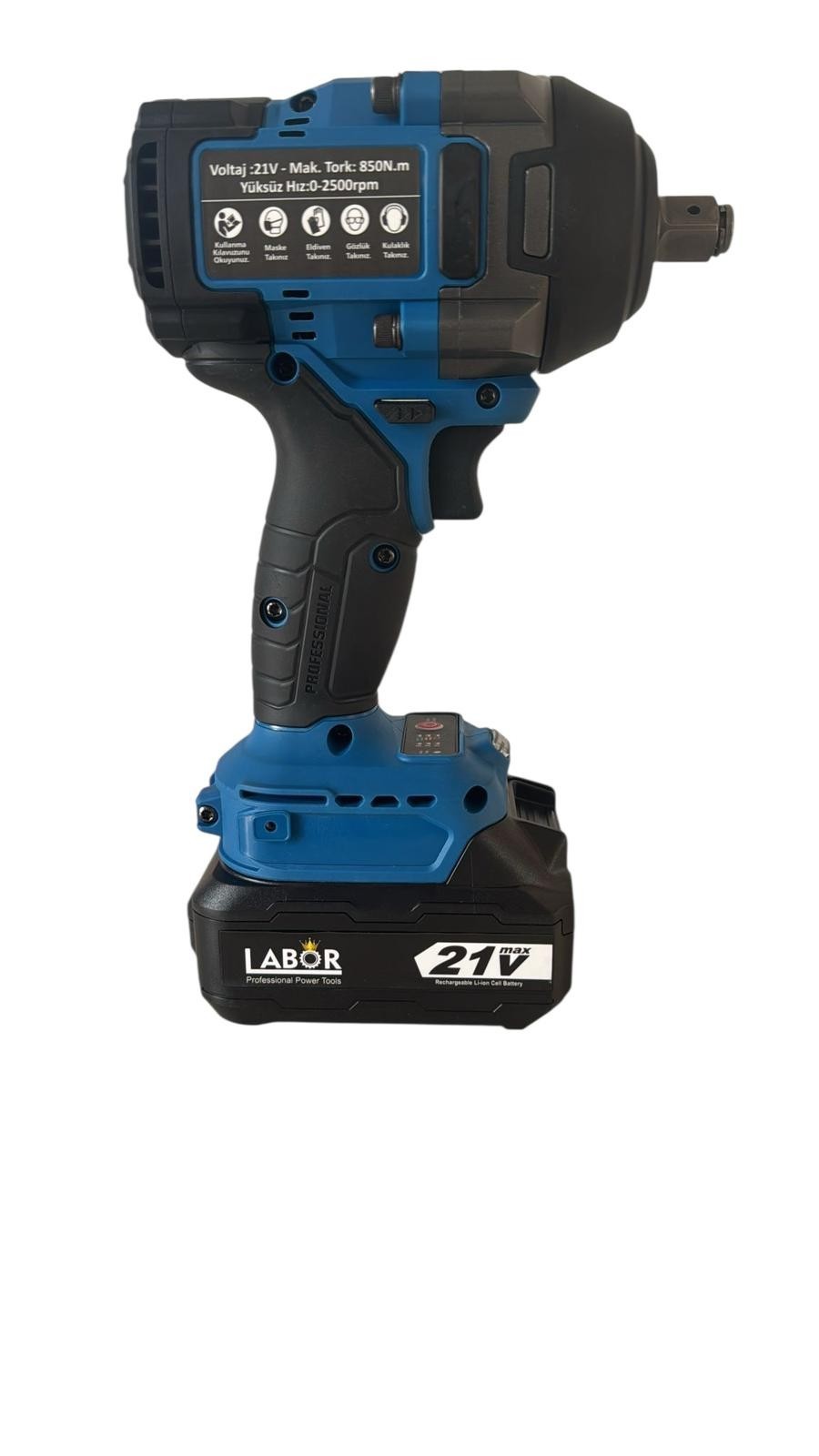 LABOR BX-8501 1/2’’ Darbeli Somun Sökme 21V 4.00 Ah Çift Akülü 850 Nm Çantalı