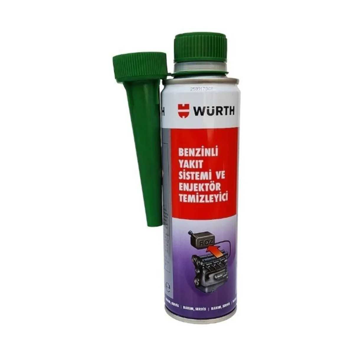 WÜRTH BENZİN PERFORMANS ARTIRICI ENJEKTÖR TEMİZLEYİCİ