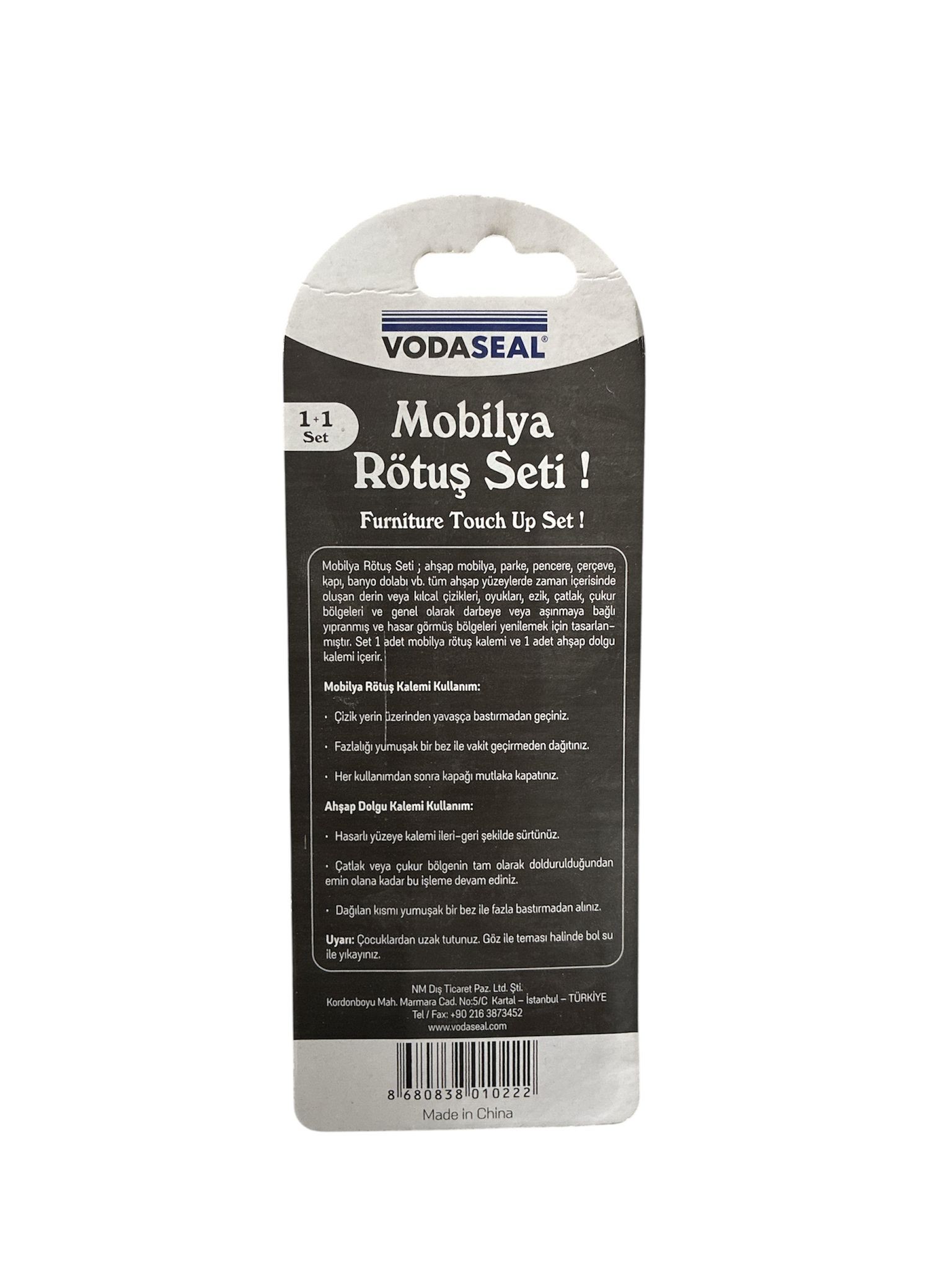 MOBİLYA AHŞAP RÖTUŞ VE DOLGU KALEMİ KREM VODASEAL