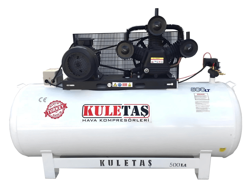 KULETAŞ 500 LT KOMPRESÖR 5.5 HP 380 V 8 BAR