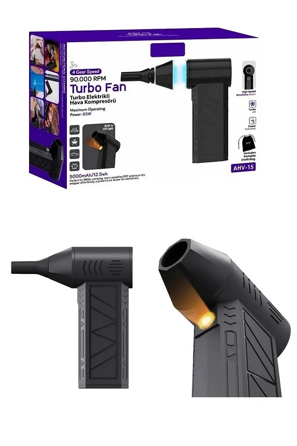 AUHMA AHV-15 TURBO FAN ELEKTRİKLİ HAVA KOMPRESÖRÜ