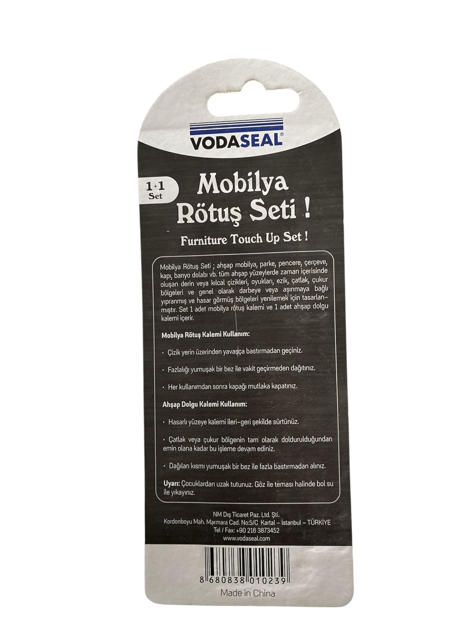 MOBİLYA AHŞAP RÖTUŞ VE DOLGU KALEMİ MEŞE VODASEAL