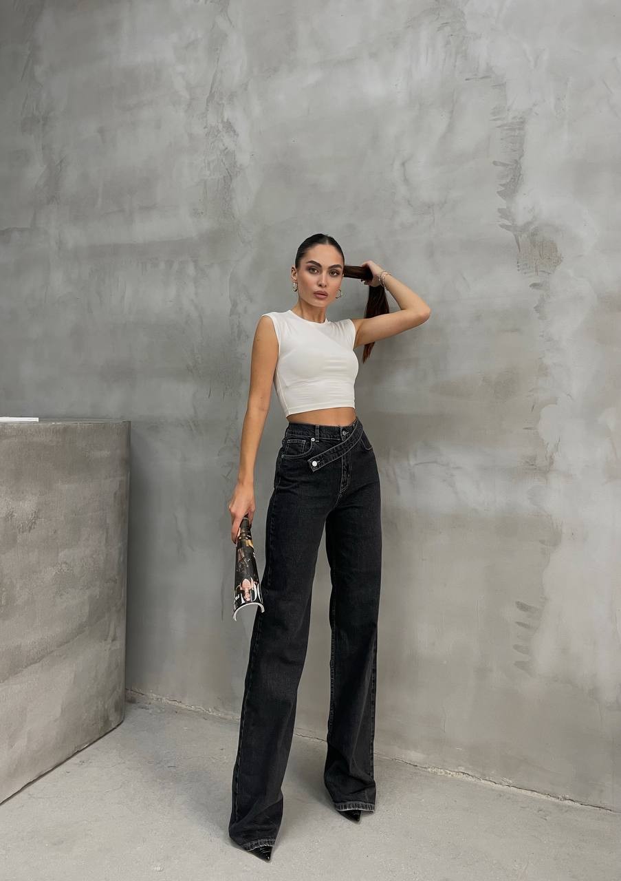 Kadın Twist Up Jean