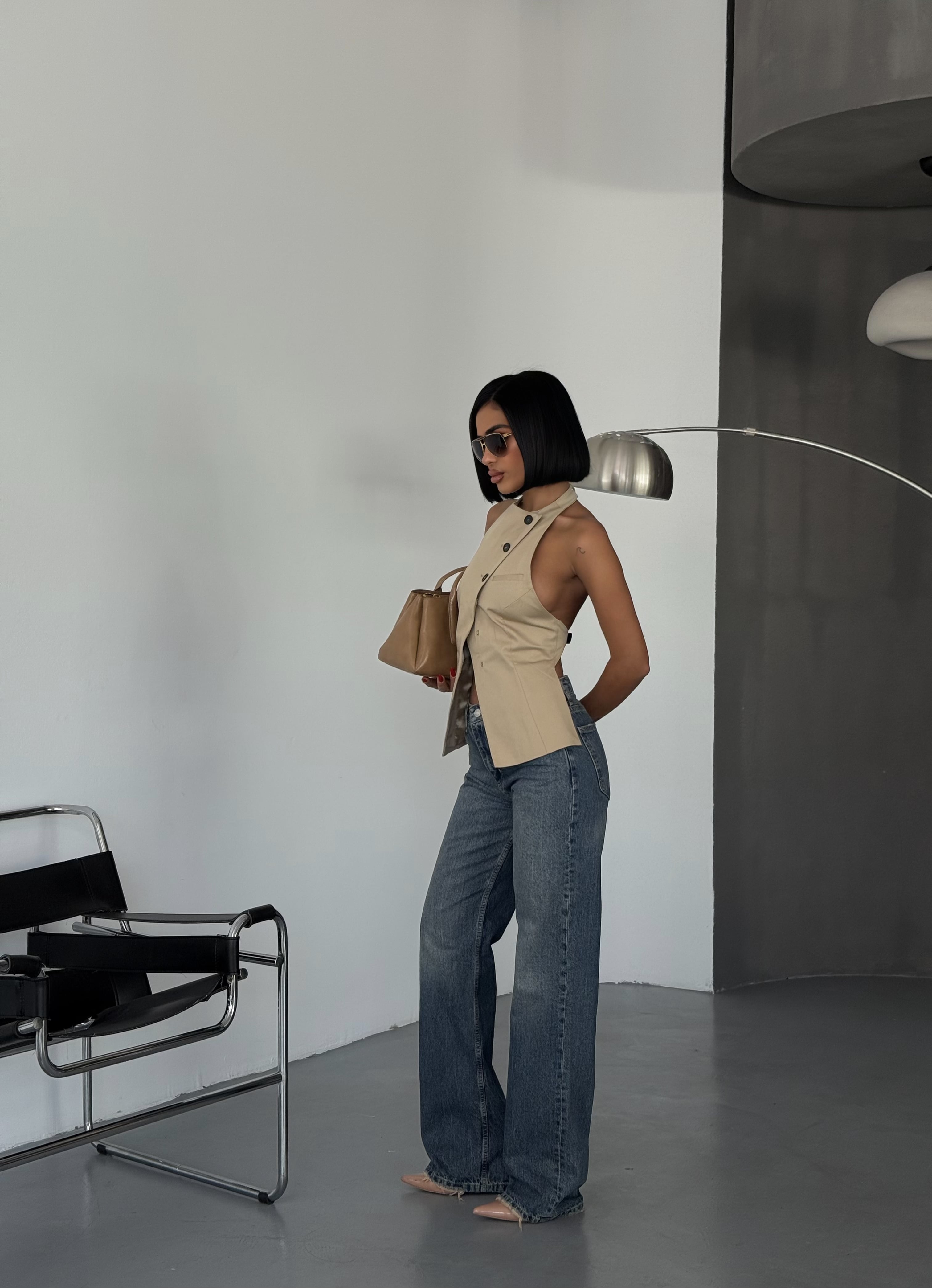 Yüksek Bel Straight Fit Jean – Zamansız Kesim