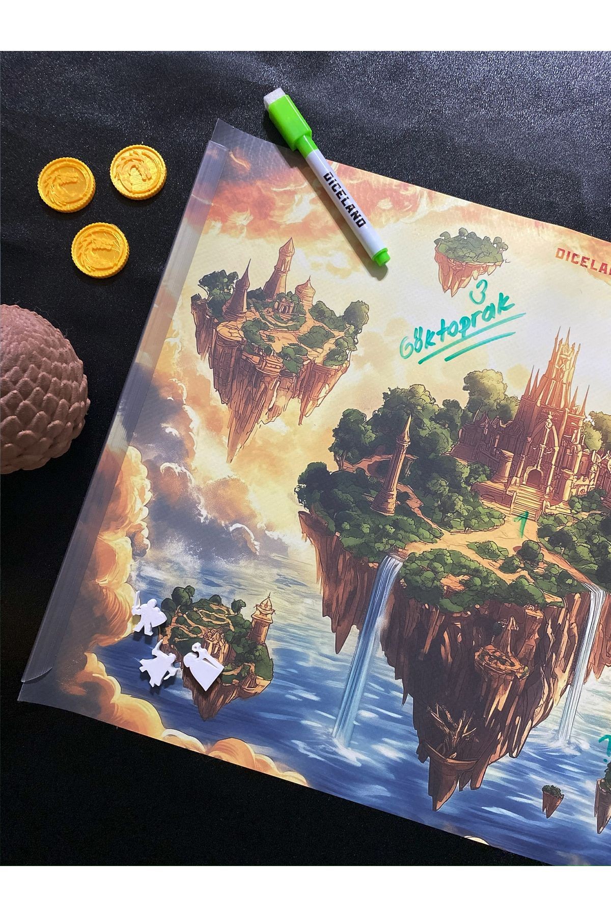 Yazılıp Silinebilir Harita - Göktoprak