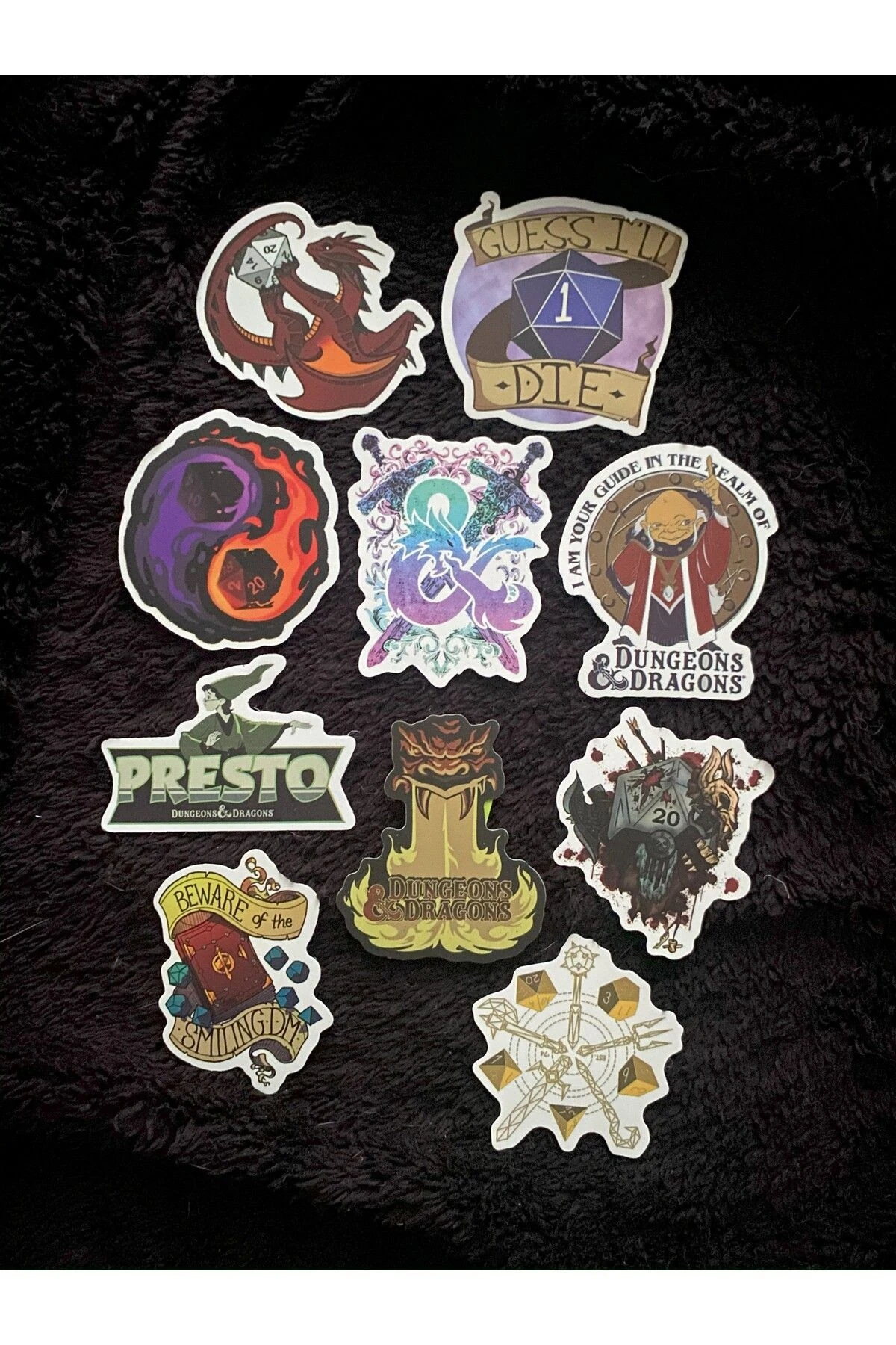 Dungeons and Dragons Sticker Set 3