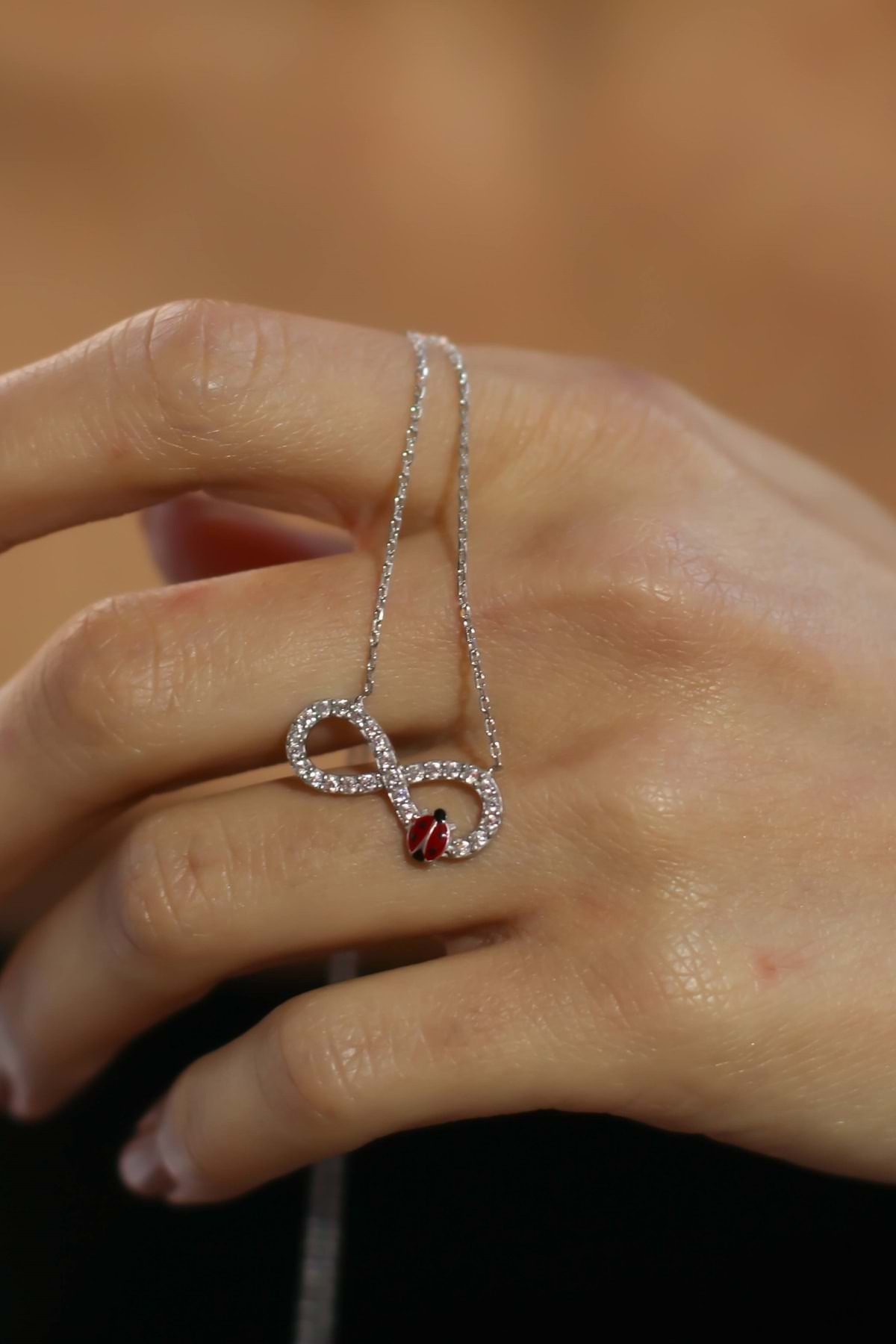 925 Ayar Gümüş Sonsuzluk kolye