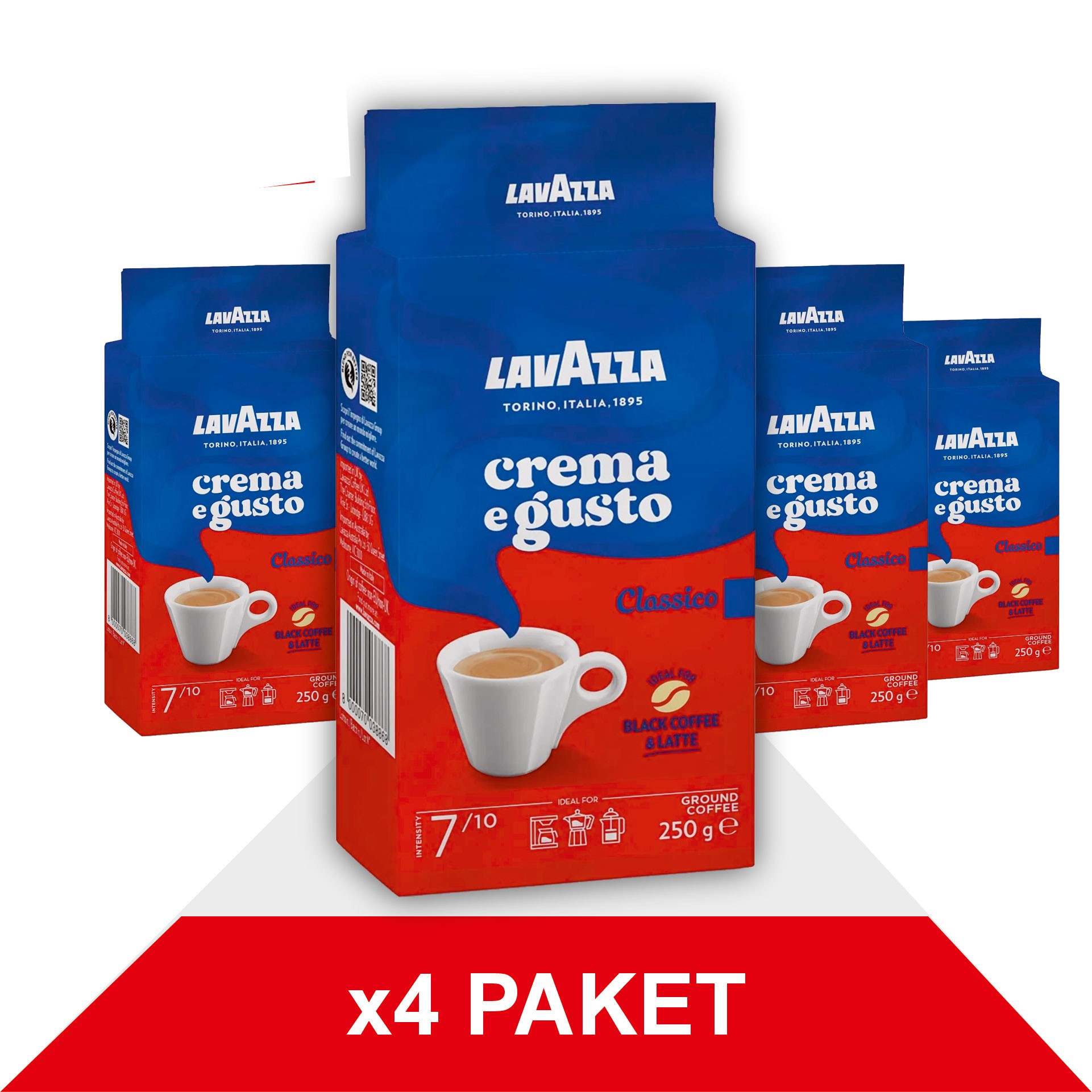 Crema e Gusto Filtre Kahve (250gr) x4