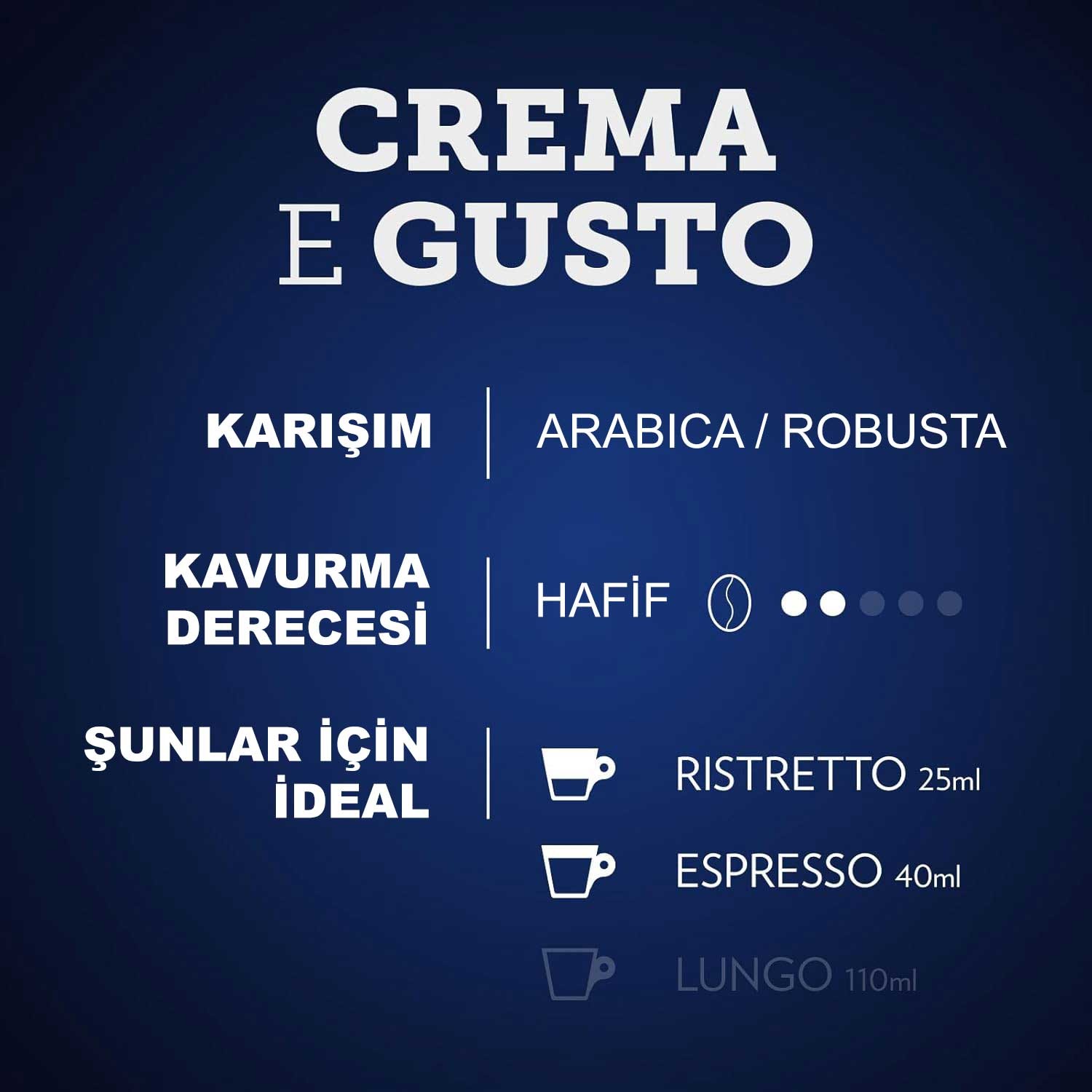 Crema e Gusto 56gr Nespresso® Uyumlu Alüminyum Kapsül