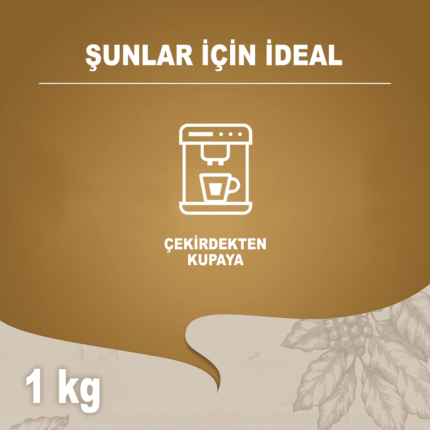 Crema E Aroma Çekirdek Kahve (1000gr)