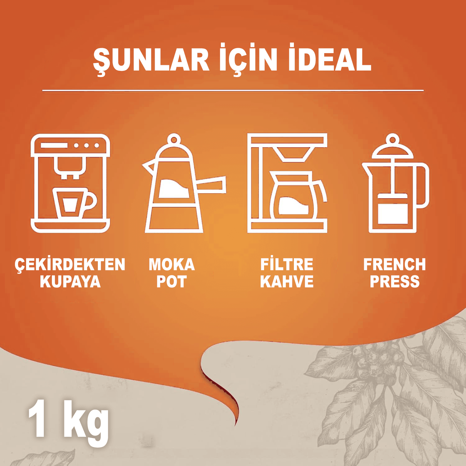 Suerte Çekirdek Kahve (1000gr)