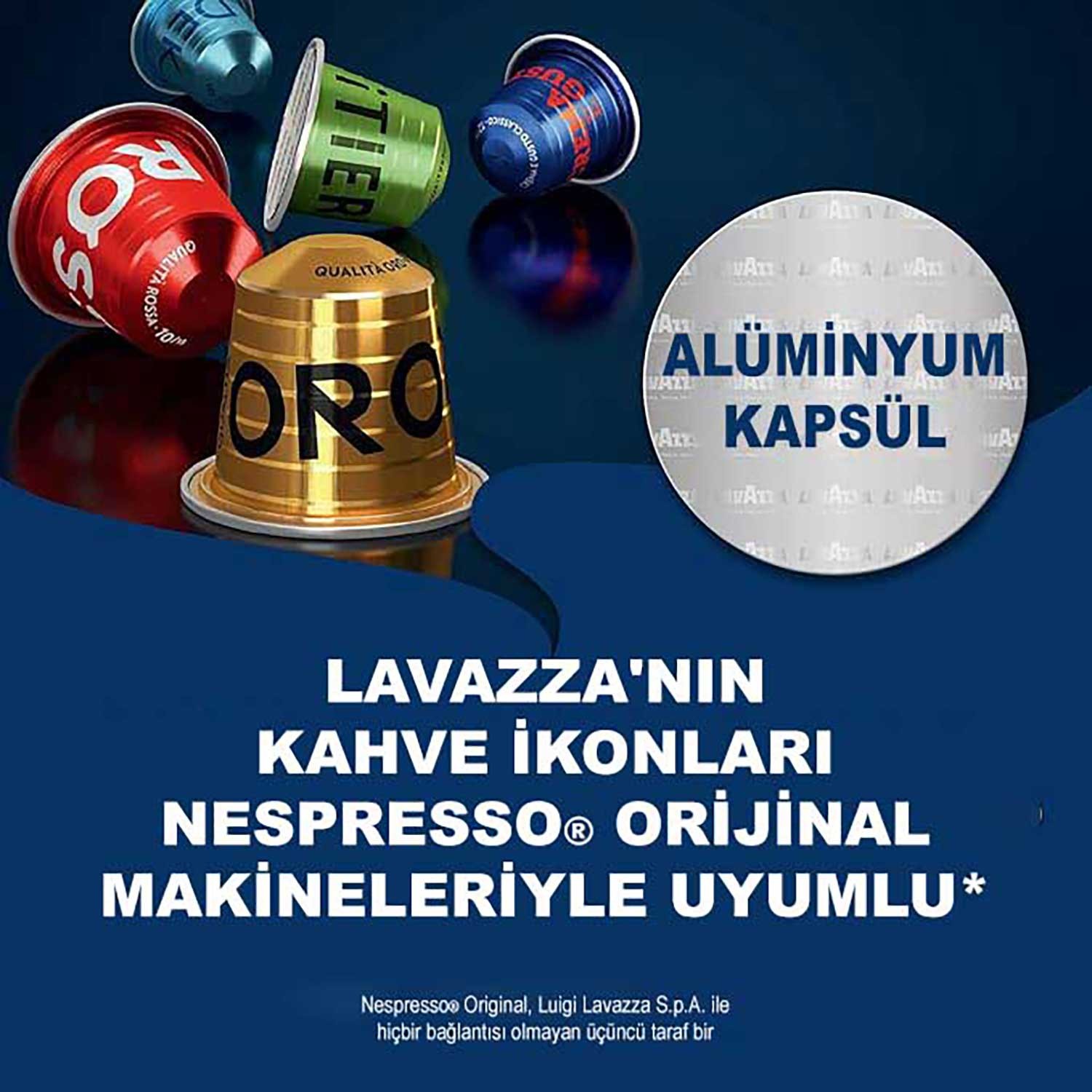 Qualità Oro 55gr Nespresso® Uyumlu Alüminyum Kapsül