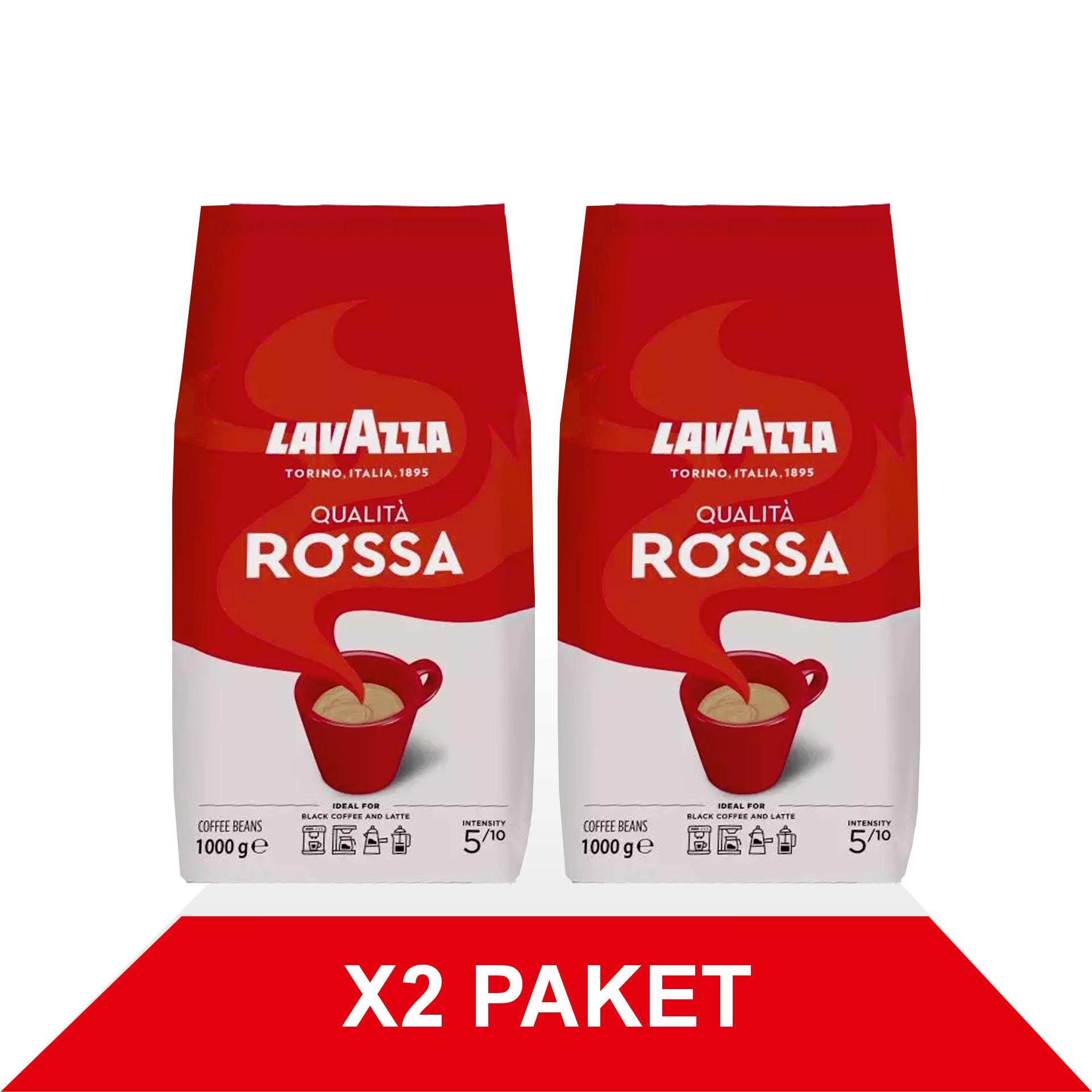 Qualità Rossa Çekirdek Kahve (1000gr) x2