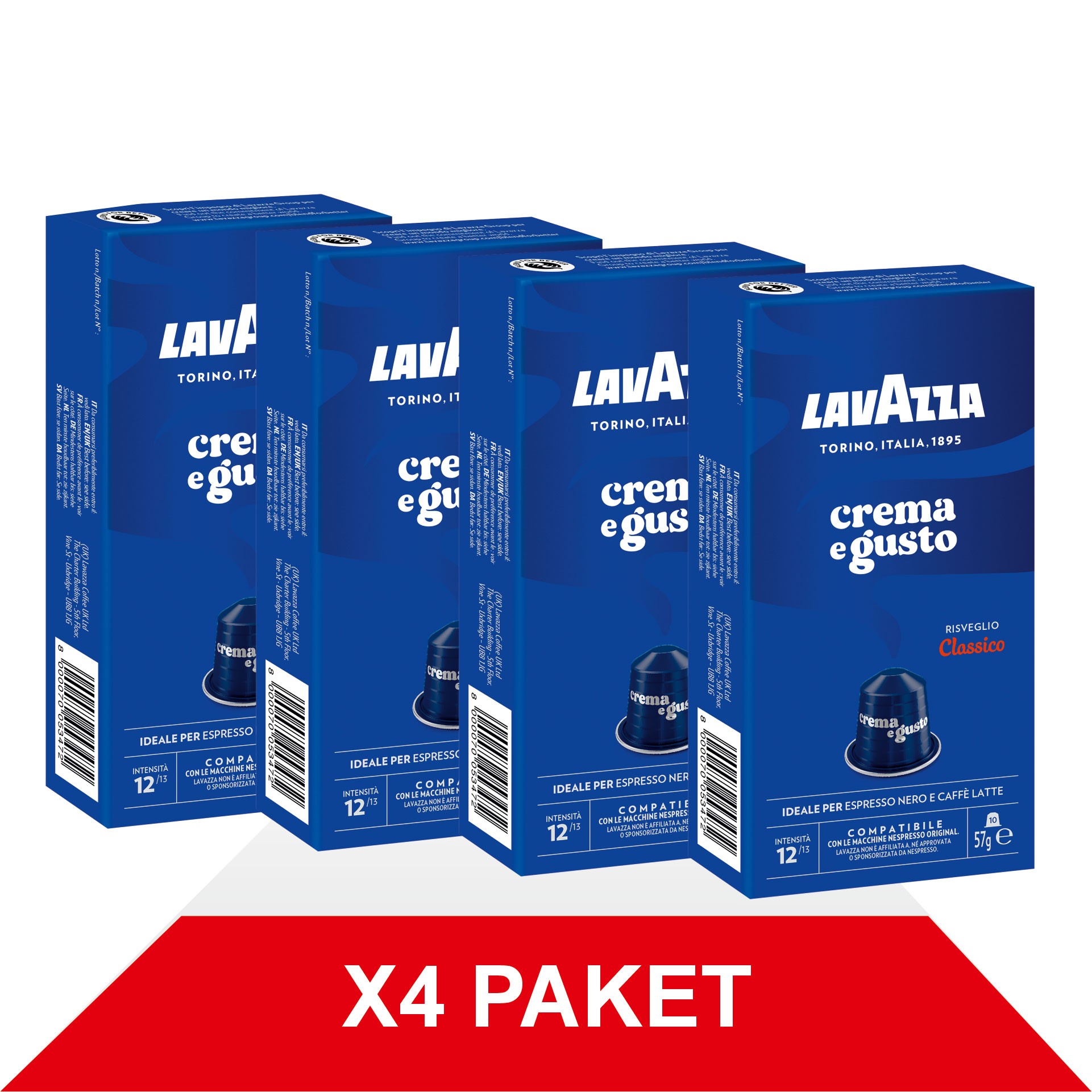 Crema e Gusto 56gr Nespresso® Uyumlu Alüminyum Kapsül x4