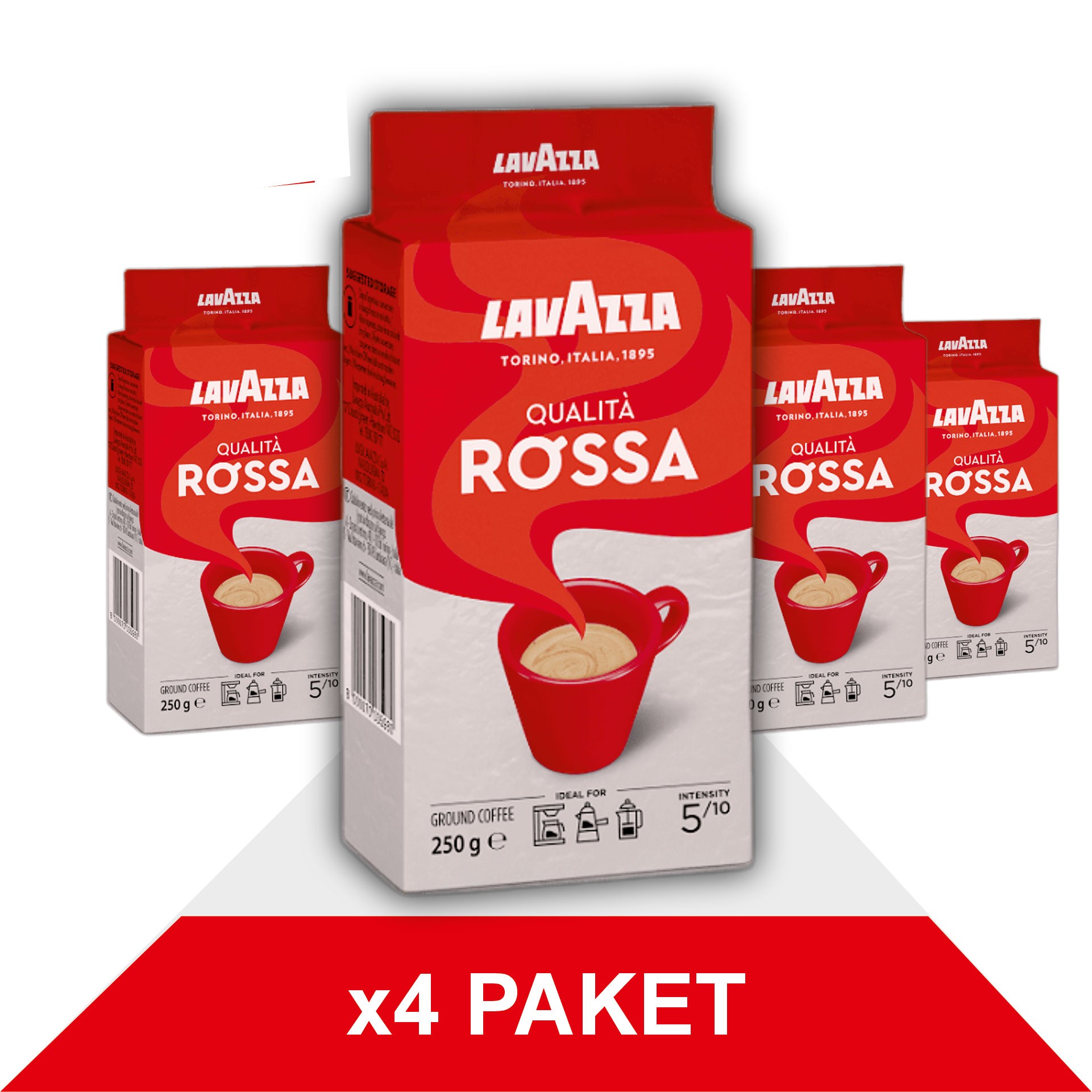 Qualità Rossa Filtre Kahve (250gr) x4