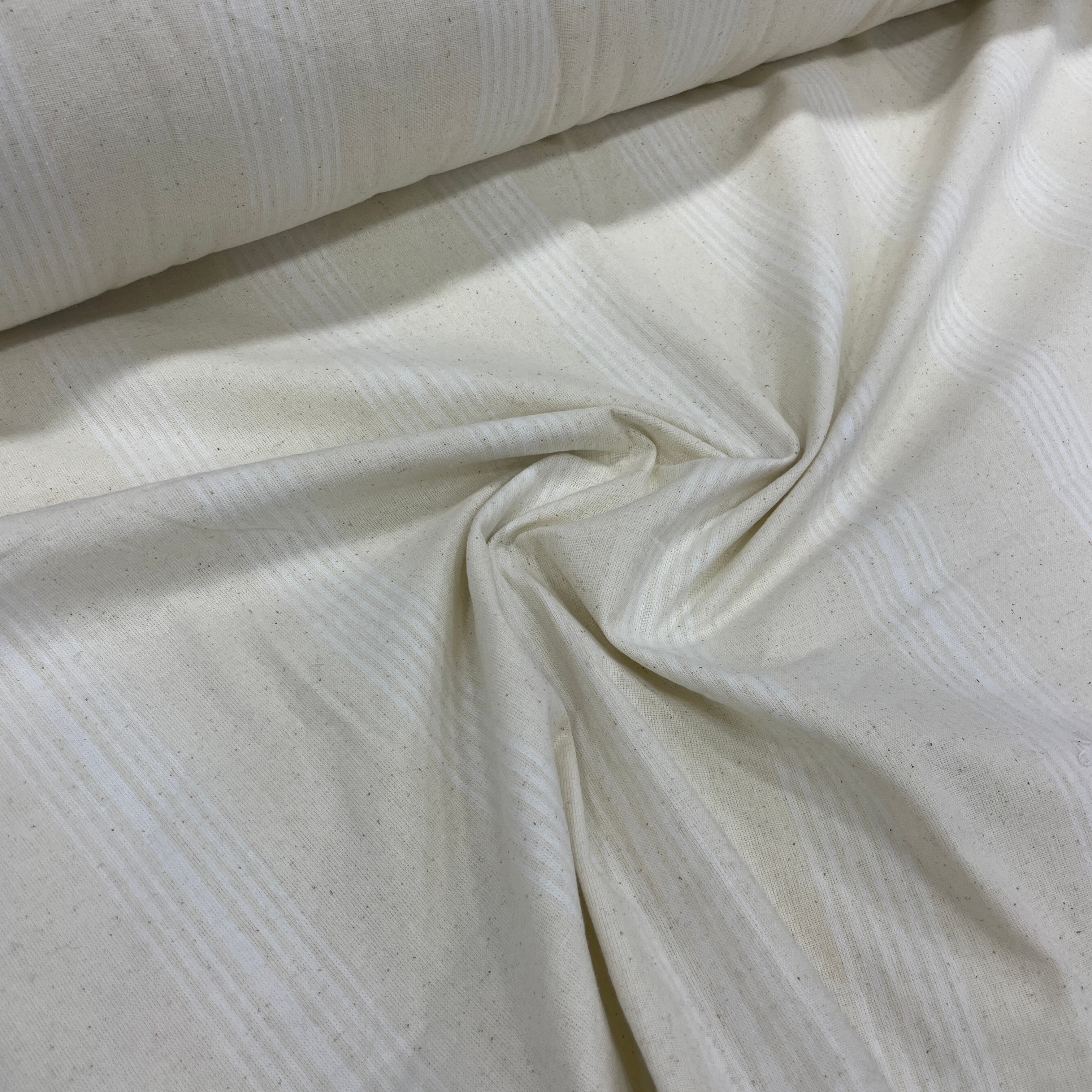 Buldan %100 Pamuklu Çarşaflık Kumaş - Ham Renk