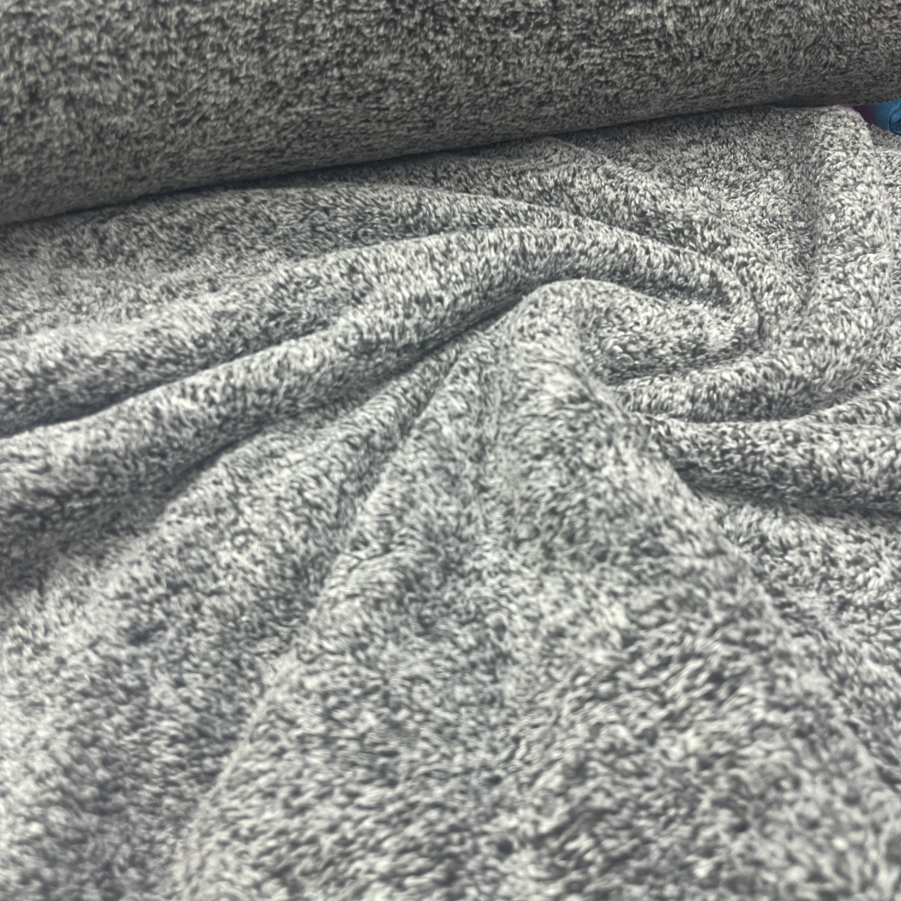 Gri Kırçıllı Welsoft Kumaş
