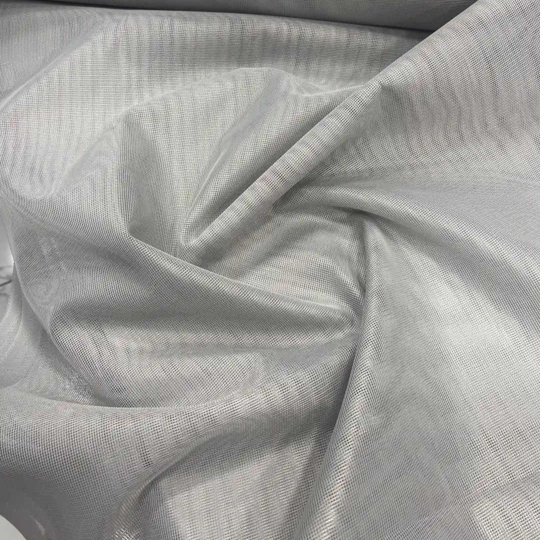 Tel Kırma Tülü, Markuzet Kumaş 300Cm Genişlik - Gri