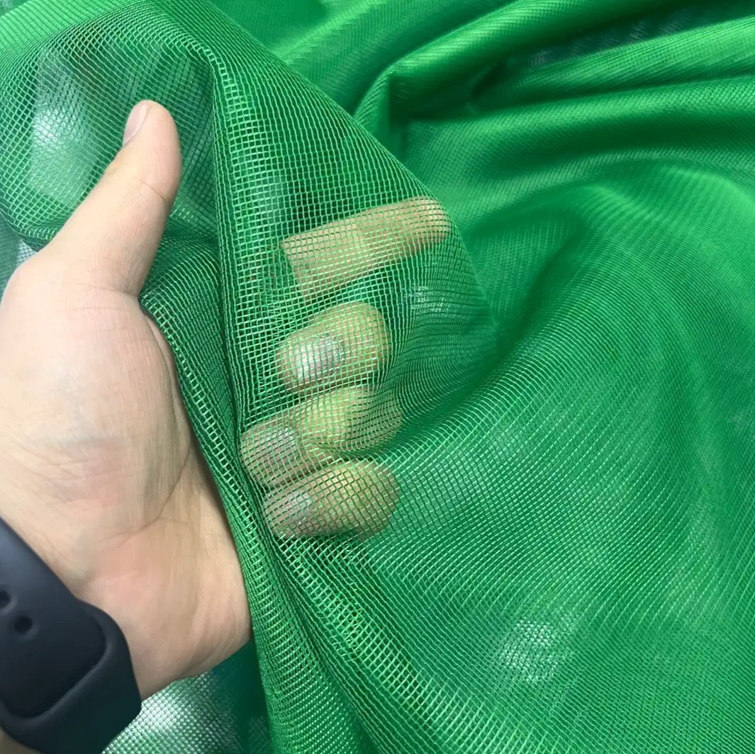 Tel Kırma Tülü, Markuzet Kumaş 300Cm Genişlik - Yeşil