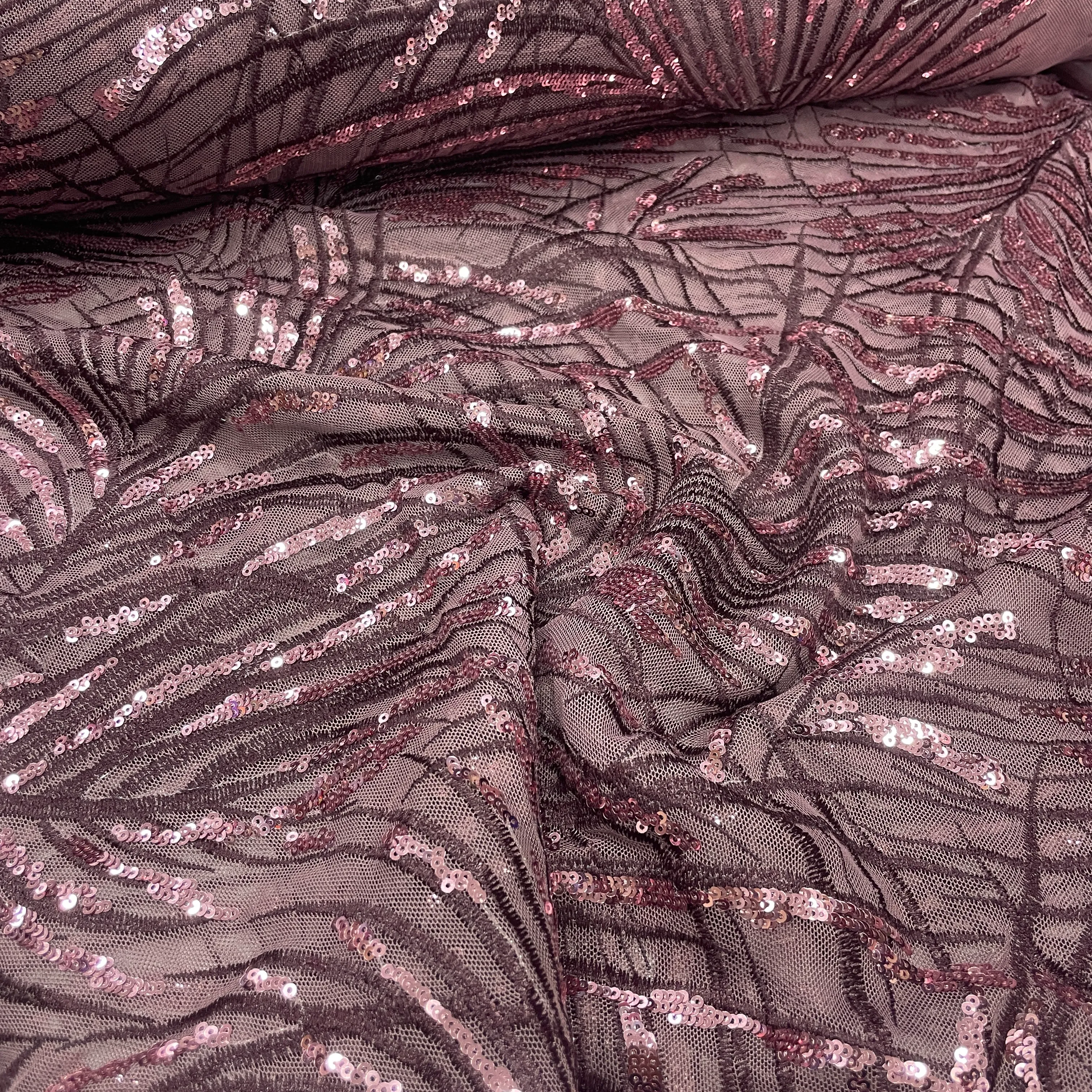 Sezon Sonu Kampanyalı Abiyelik ve Nilşanlık Taşlı Payetli Kumaşlar - v11