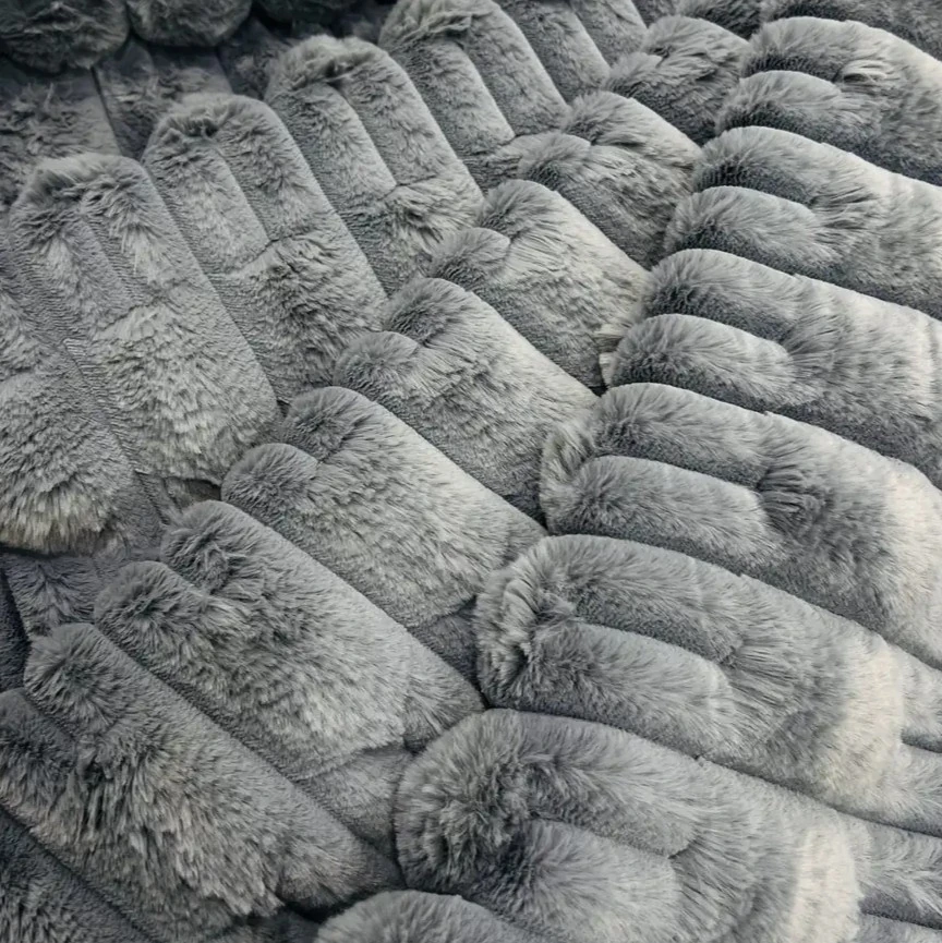 Tay Peluş Kumaş - GRİ TAY