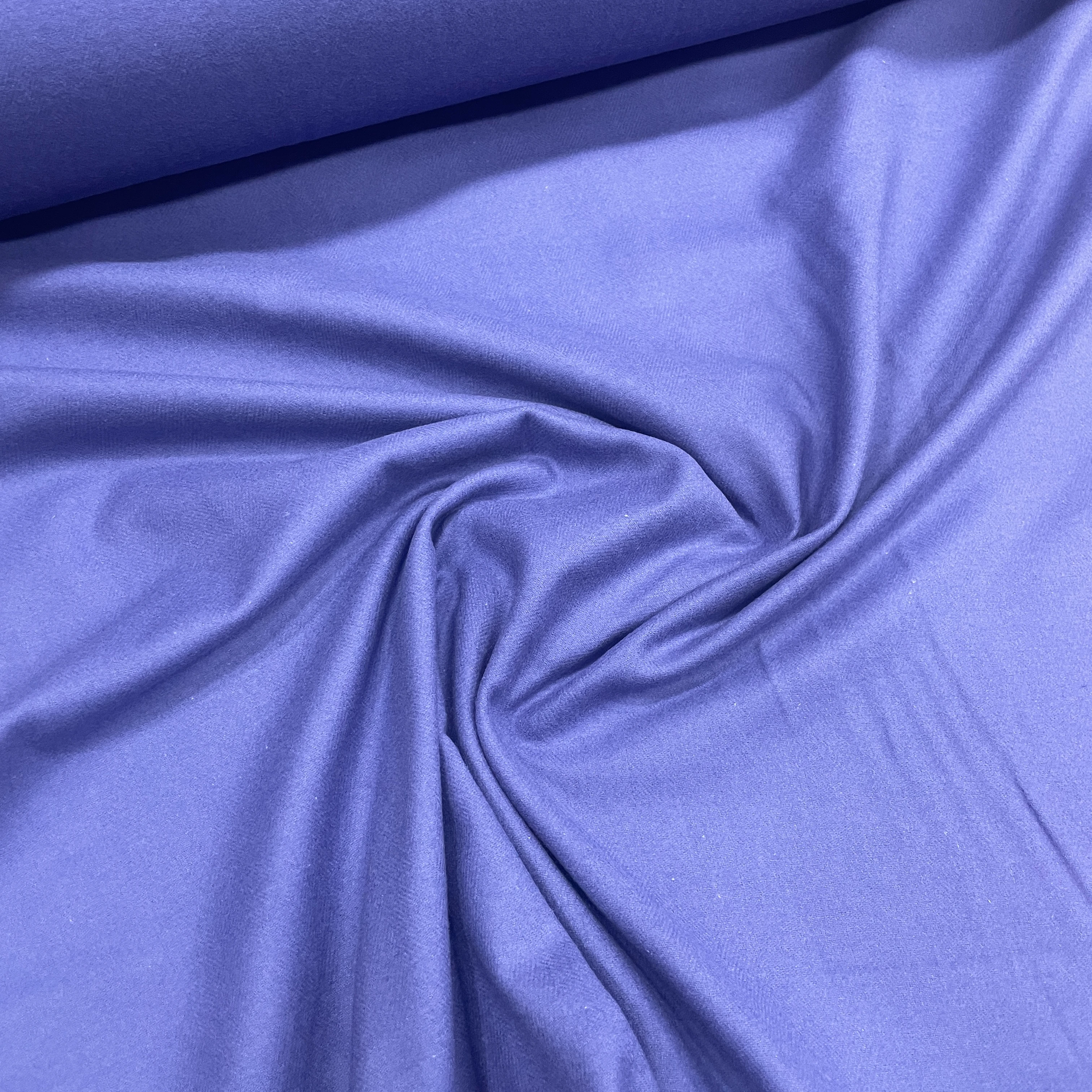 İndigo Mavi Elbiselik Düz Renk Pazen Kumaş – 150cm Eninde, %100 Pamuk